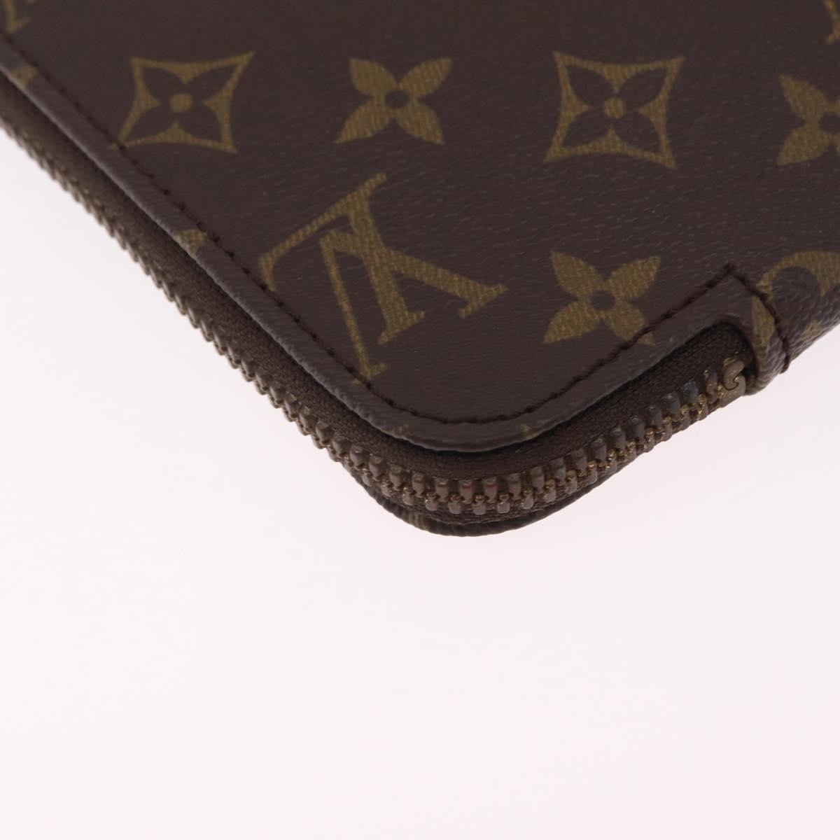 LOUIS VUITTON Monogram Poche Document 30 Clutch Bag M53457 LV Auth 207558A