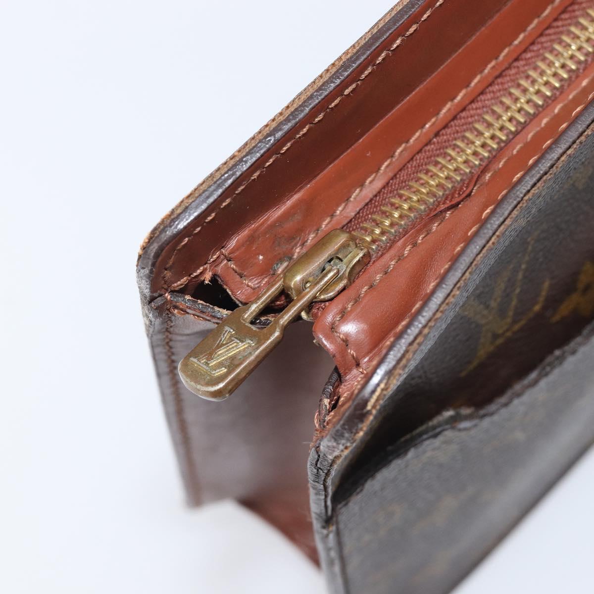LOUIS VUITTON Monogram Pochette Homme Clutch Bag M51795 LV Auth 207562
