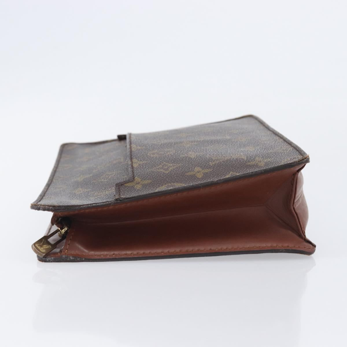 LOUIS VUITTON Monogram Pochette Homme Clutch Bag M51795 LV Auth 207562