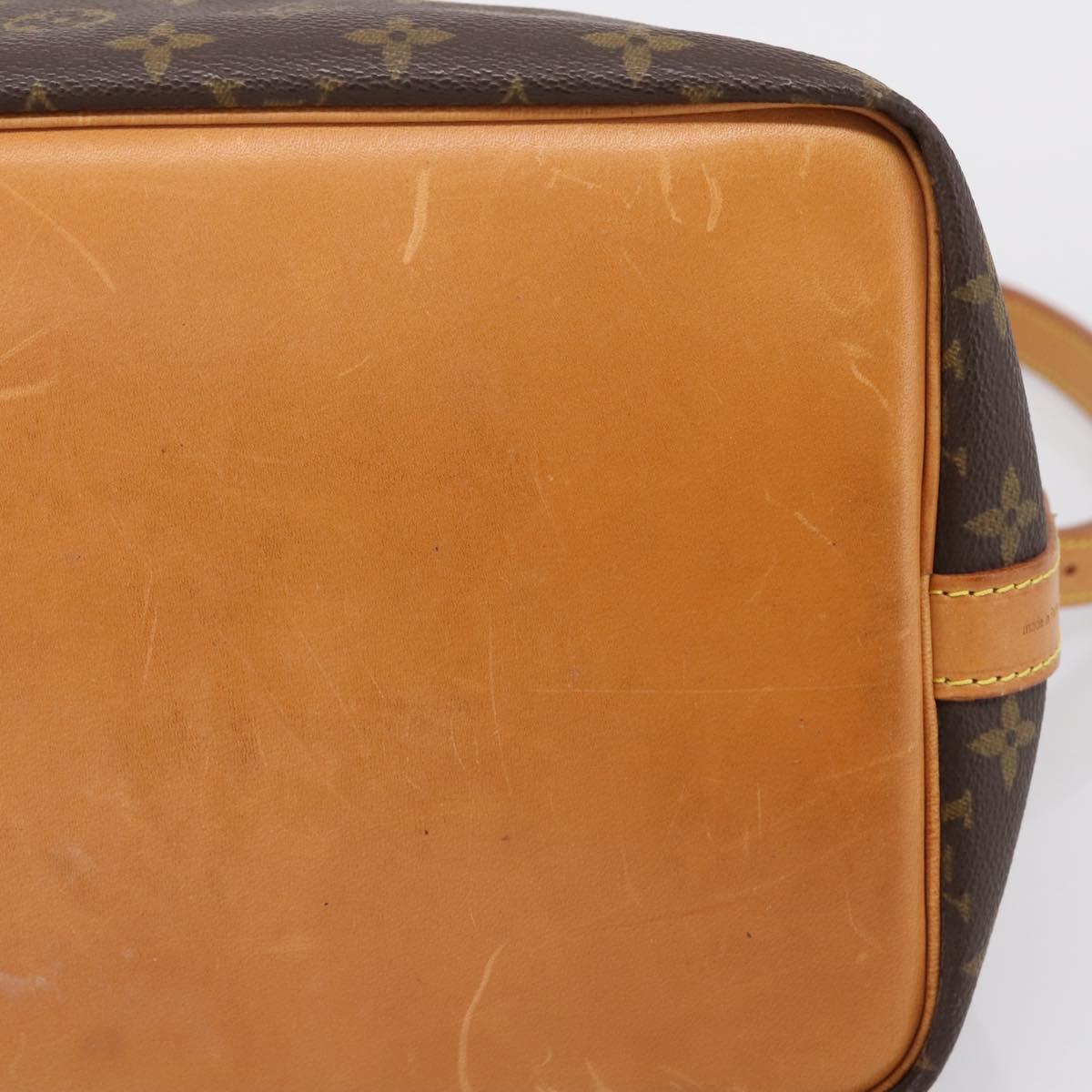 LOUIS VUITTON Monogram Petit Noe Shoulder Bag M42226 LV Auth 207563V