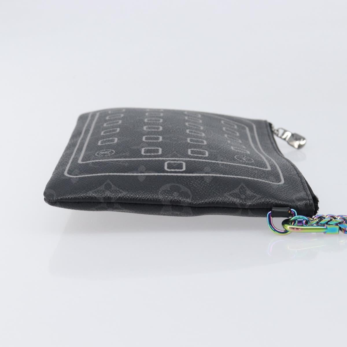 LOUIS VUITTON Monogram Eclipse Fragment iPhone Case M64449 LV Auth 207569V