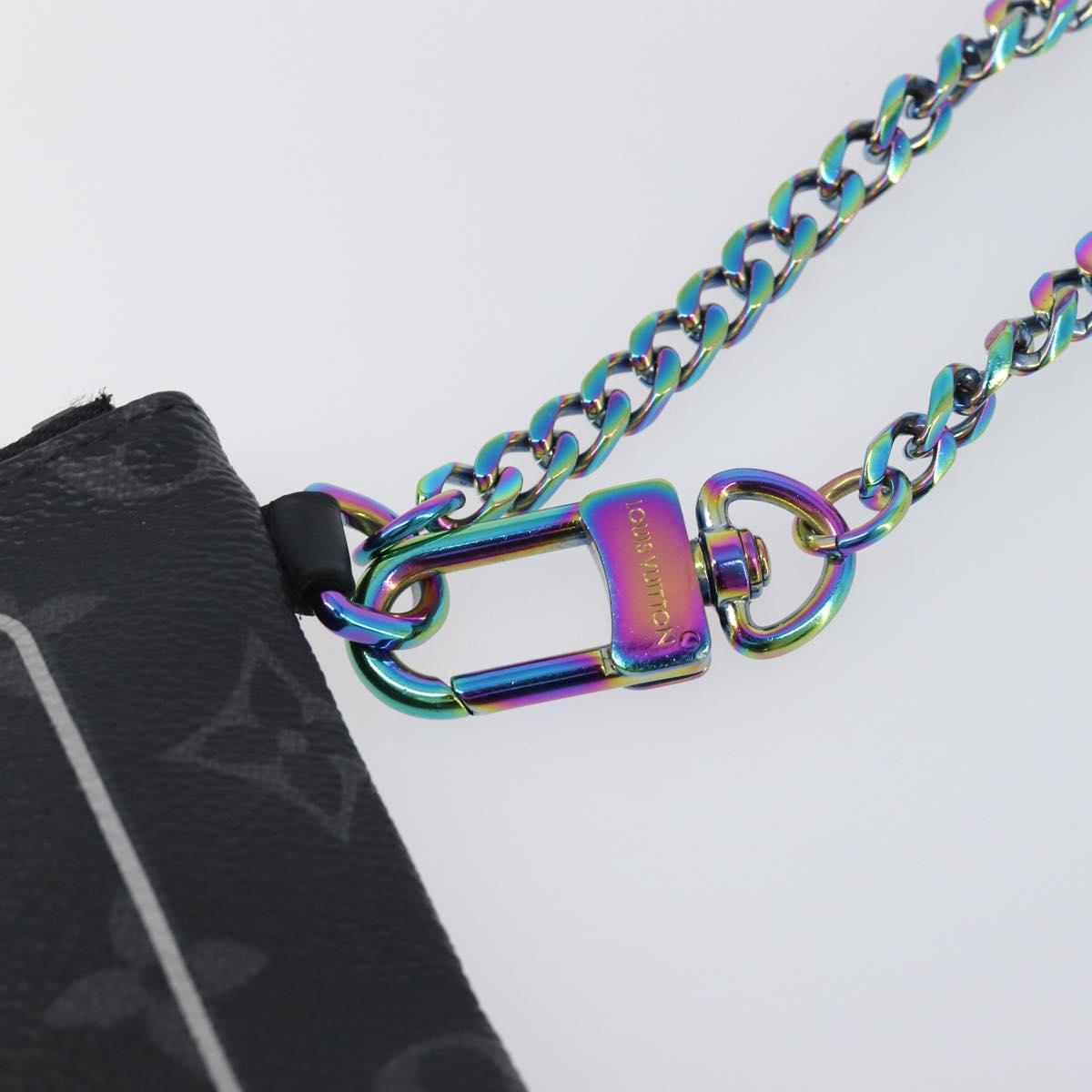 LOUIS VUITTON Monogram Eclipse Fragment iPhone Case M64449 LV Auth 207569V
