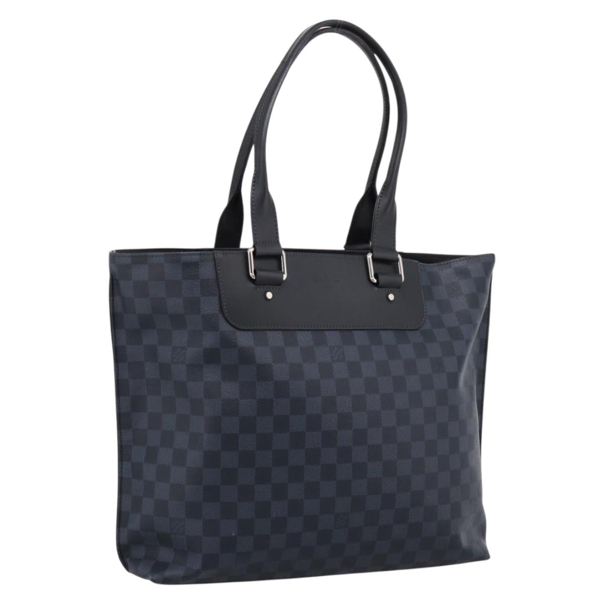 LOUIS VUITTON Damier Cobalt Cabavayage Tote Bag N41397 LV Auth 207570