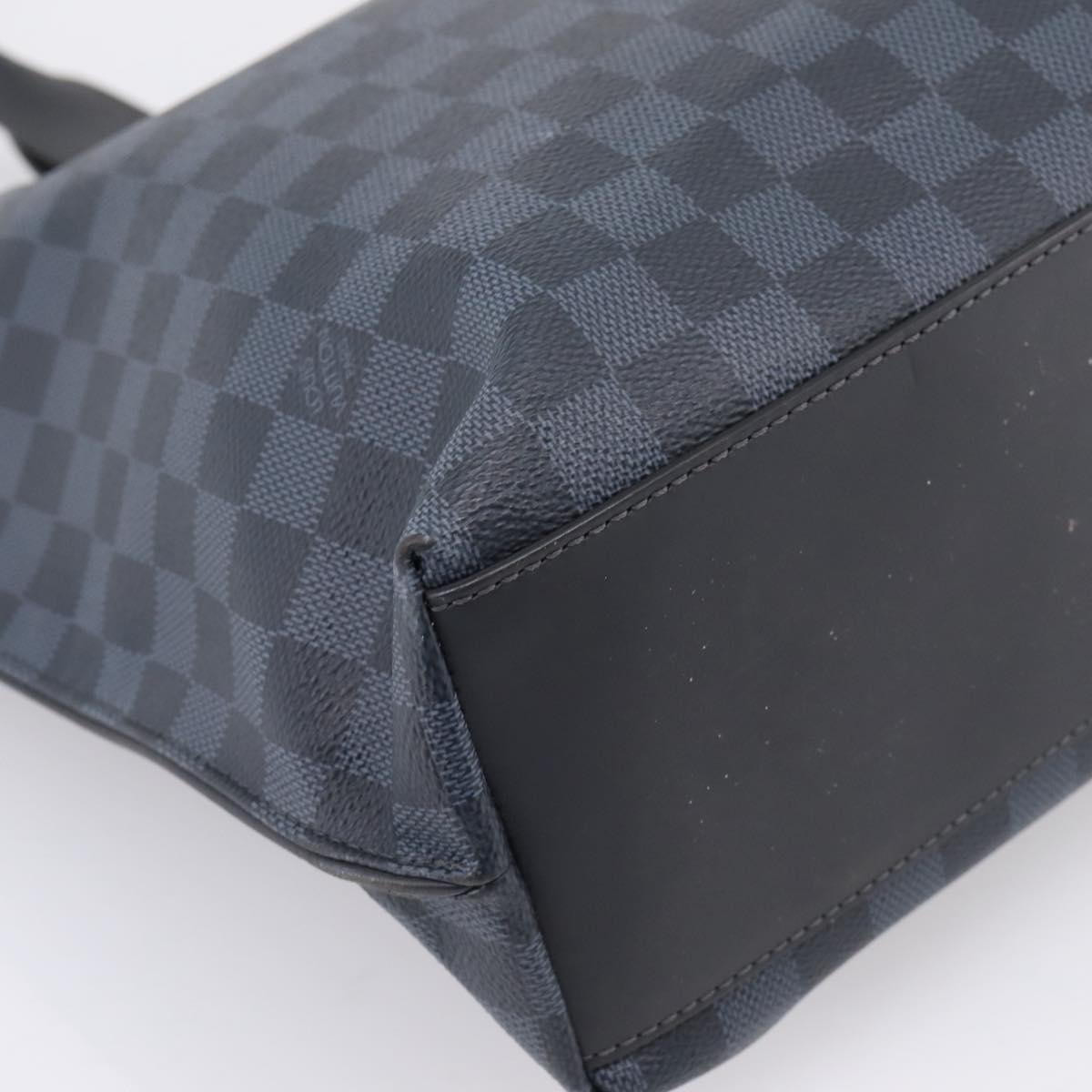LOUIS VUITTON Damier Cobalt Cabavayage Tote Bag N41397 LV Auth 207570