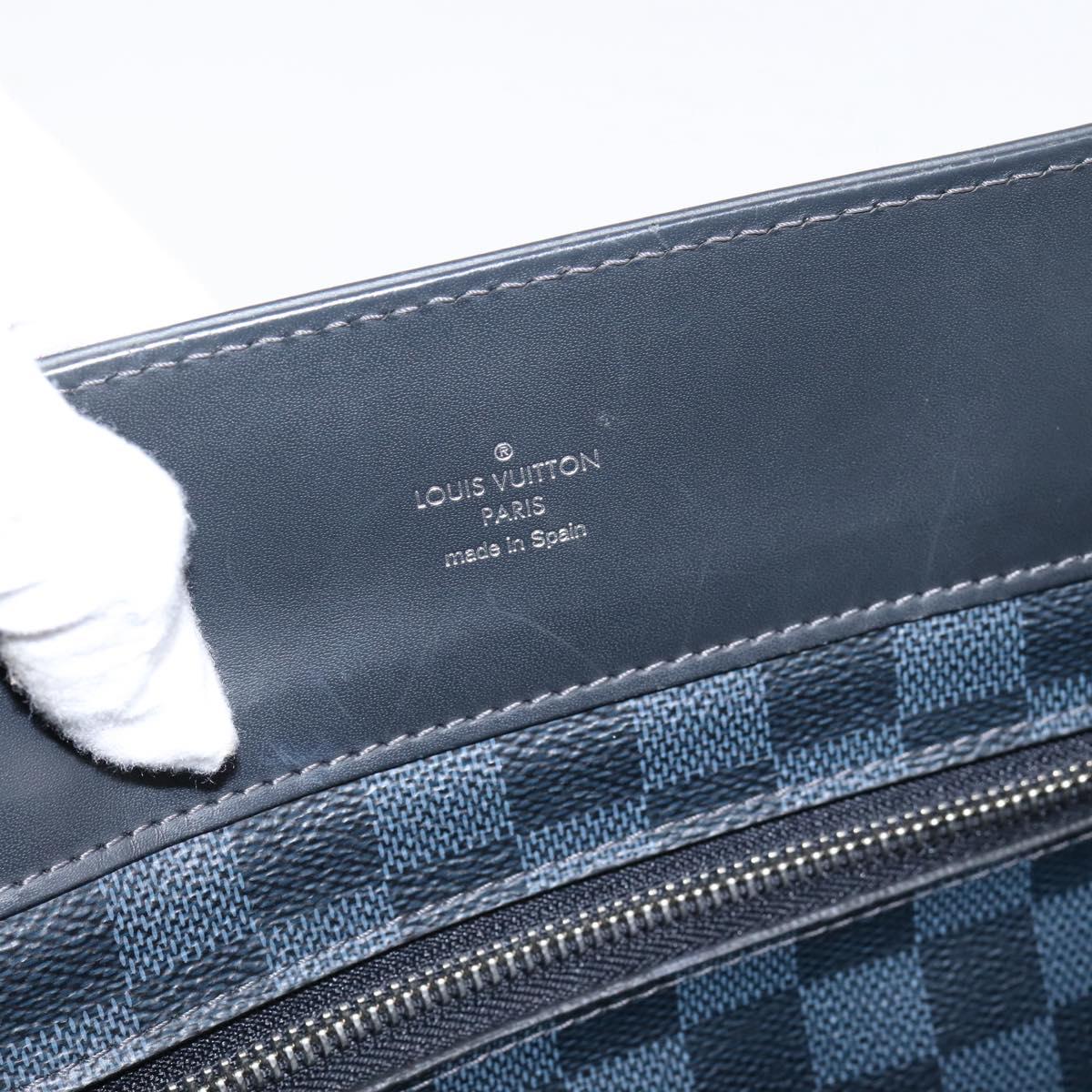 LOUIS VUITTON Damier Cobalt Cabavayage Tote Bag N41397 LV Auth 207570