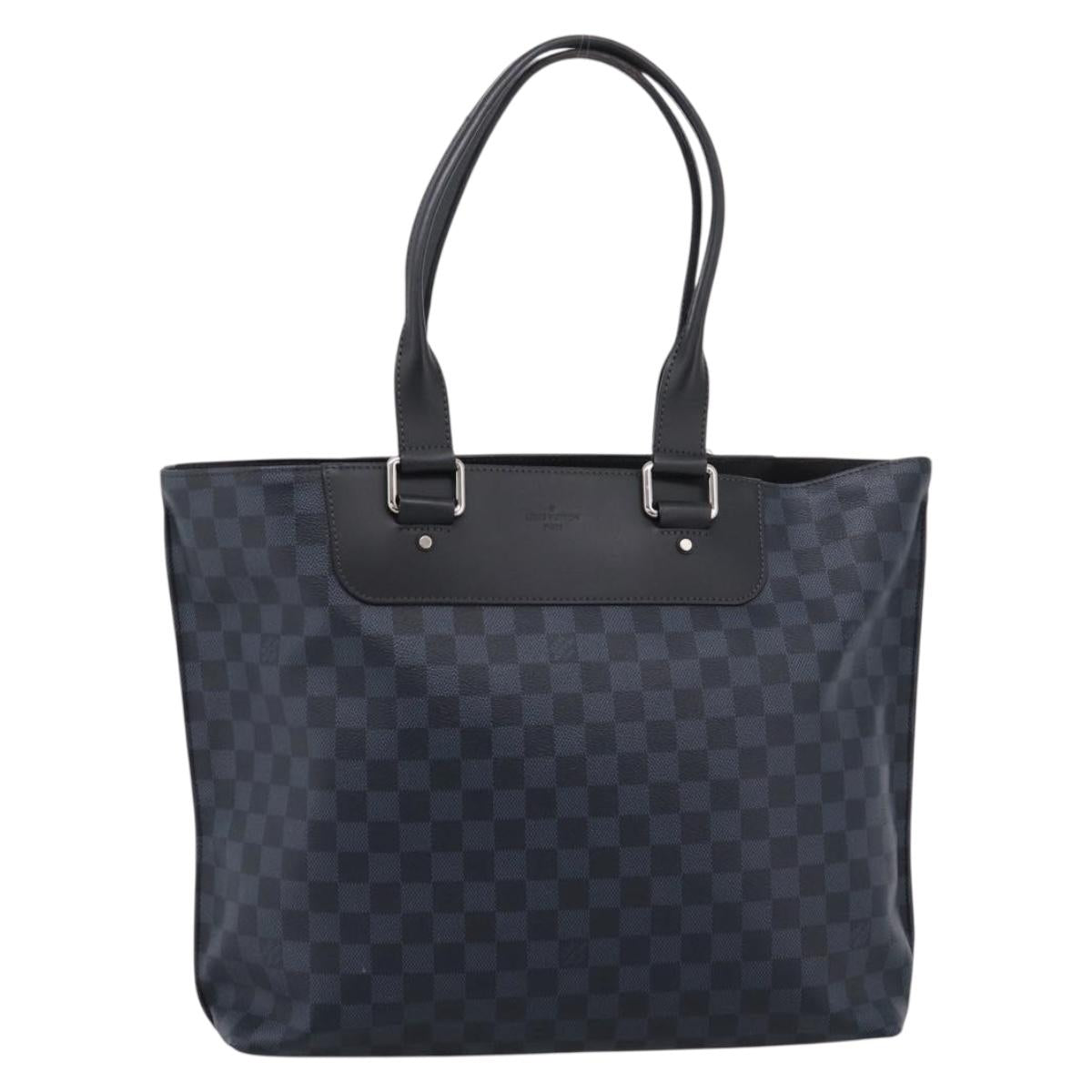 LOUIS VUITTON Damier Cobalt Cabavayage Tote Bag N41397 LV Auth 207570