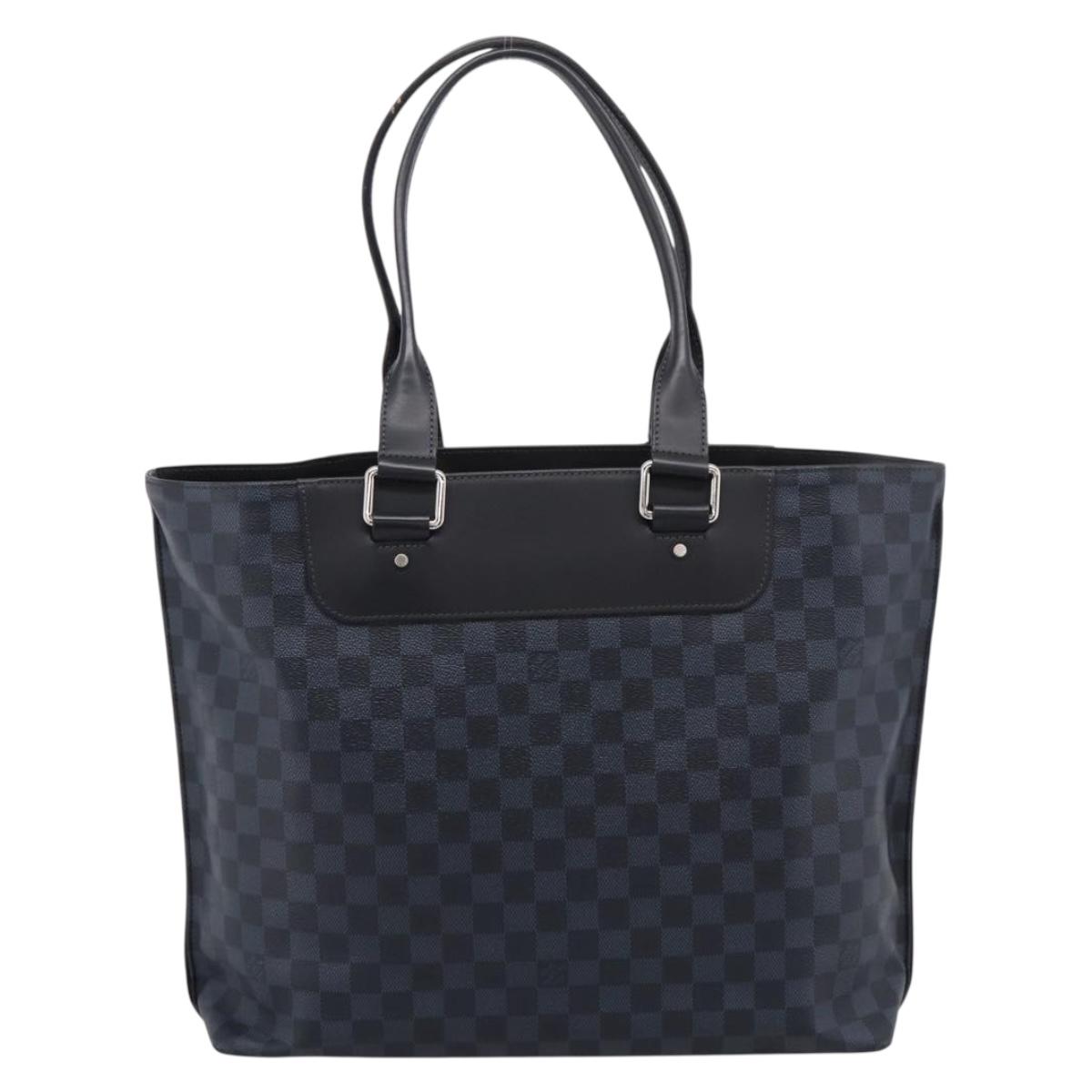 LOUIS VUITTON Damier Cobalt Cabavayage Tote Bag N41397 LV Auth 207570