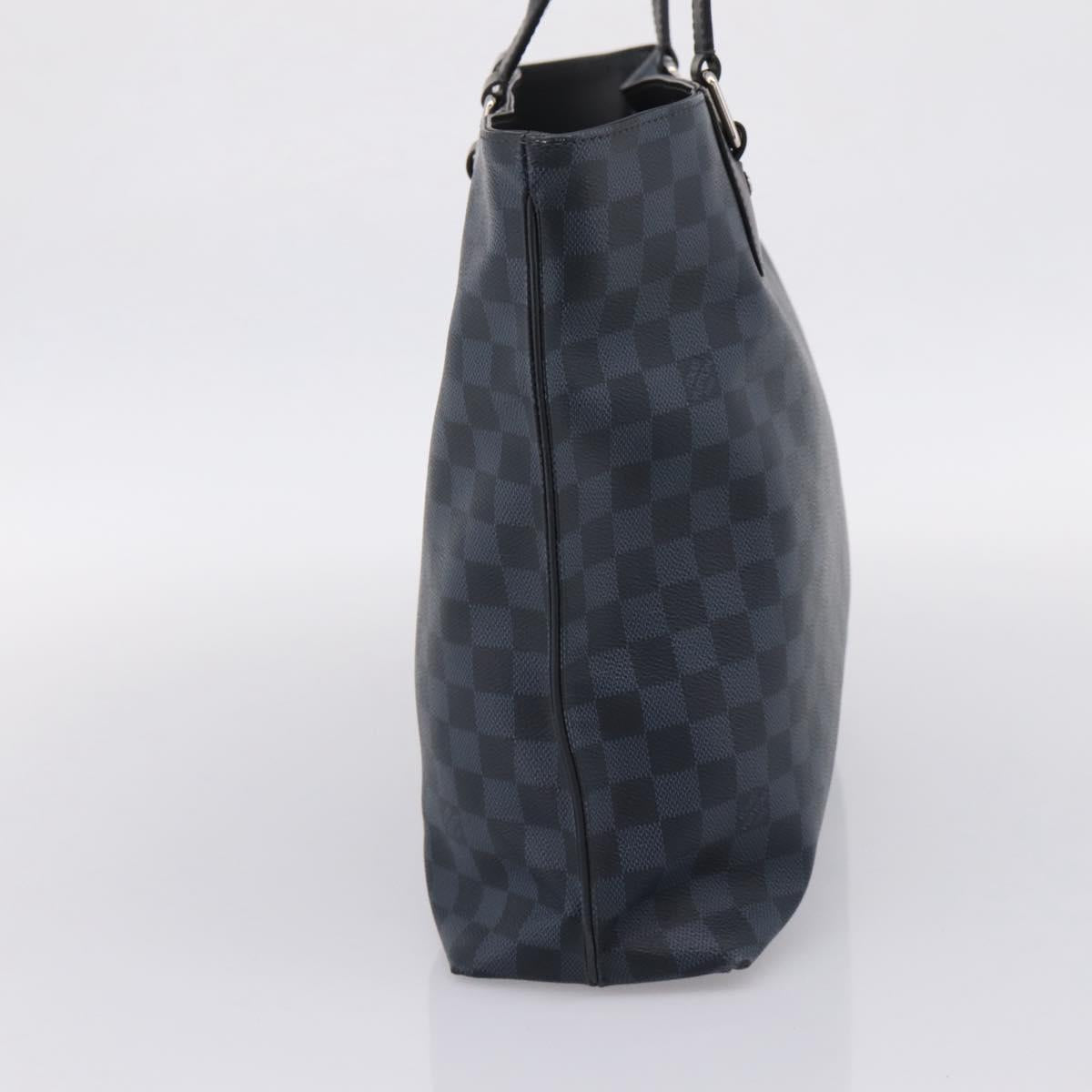 LOUIS VUITTON Damier Cobalt Cabavayage Tote Bag N41397 LV Auth 207570