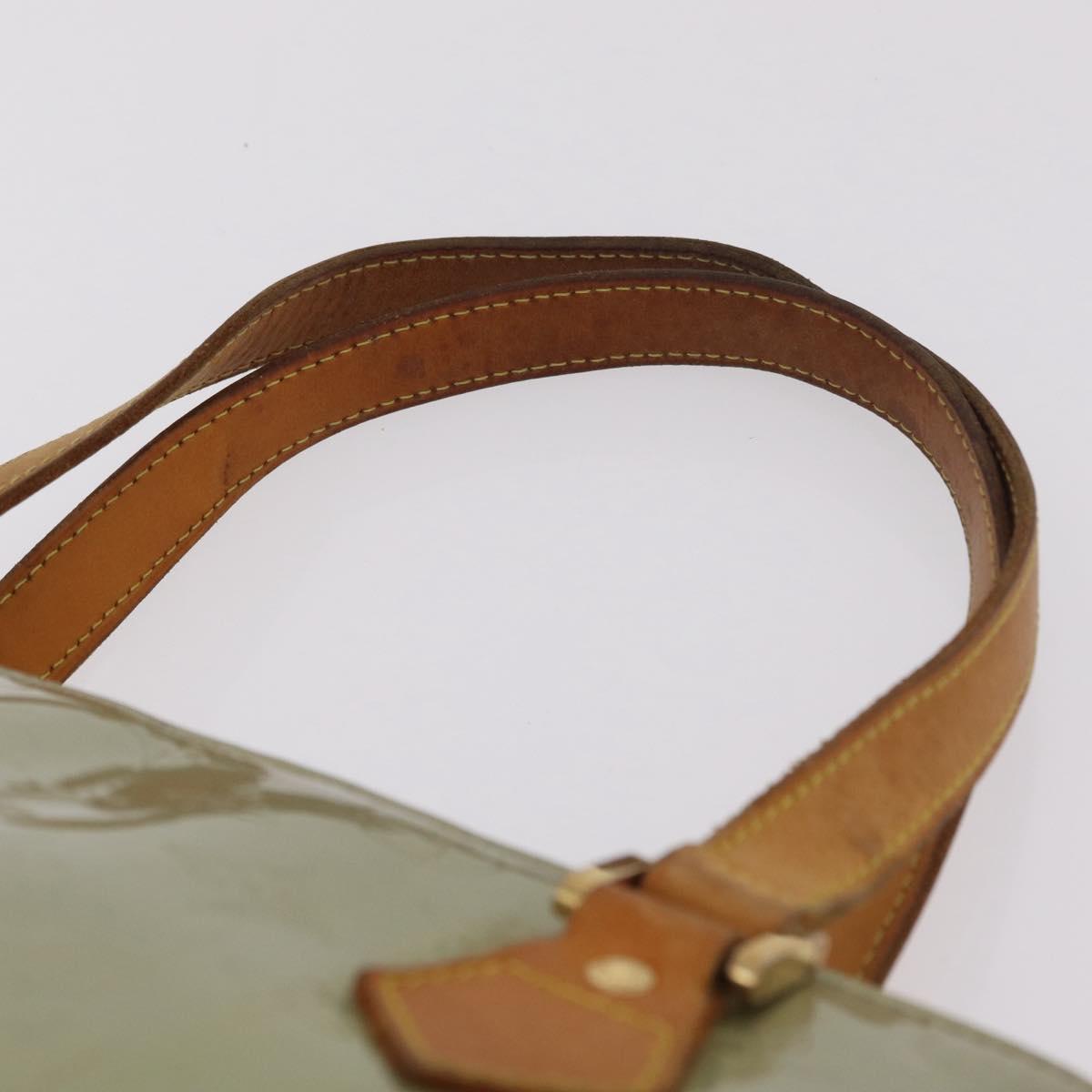 LOUIS VUITTON Monogram Vernis Houston Hand Bag Gris M91053 LV Auth 207572