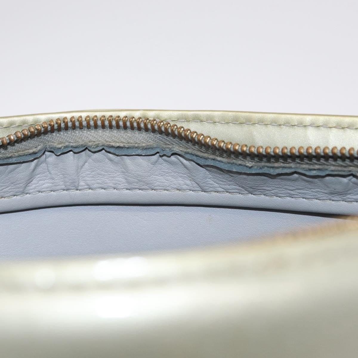 LOUIS VUITTON Monogram Vernis Houston Hand Bag Gris M91053 LV Auth 207572