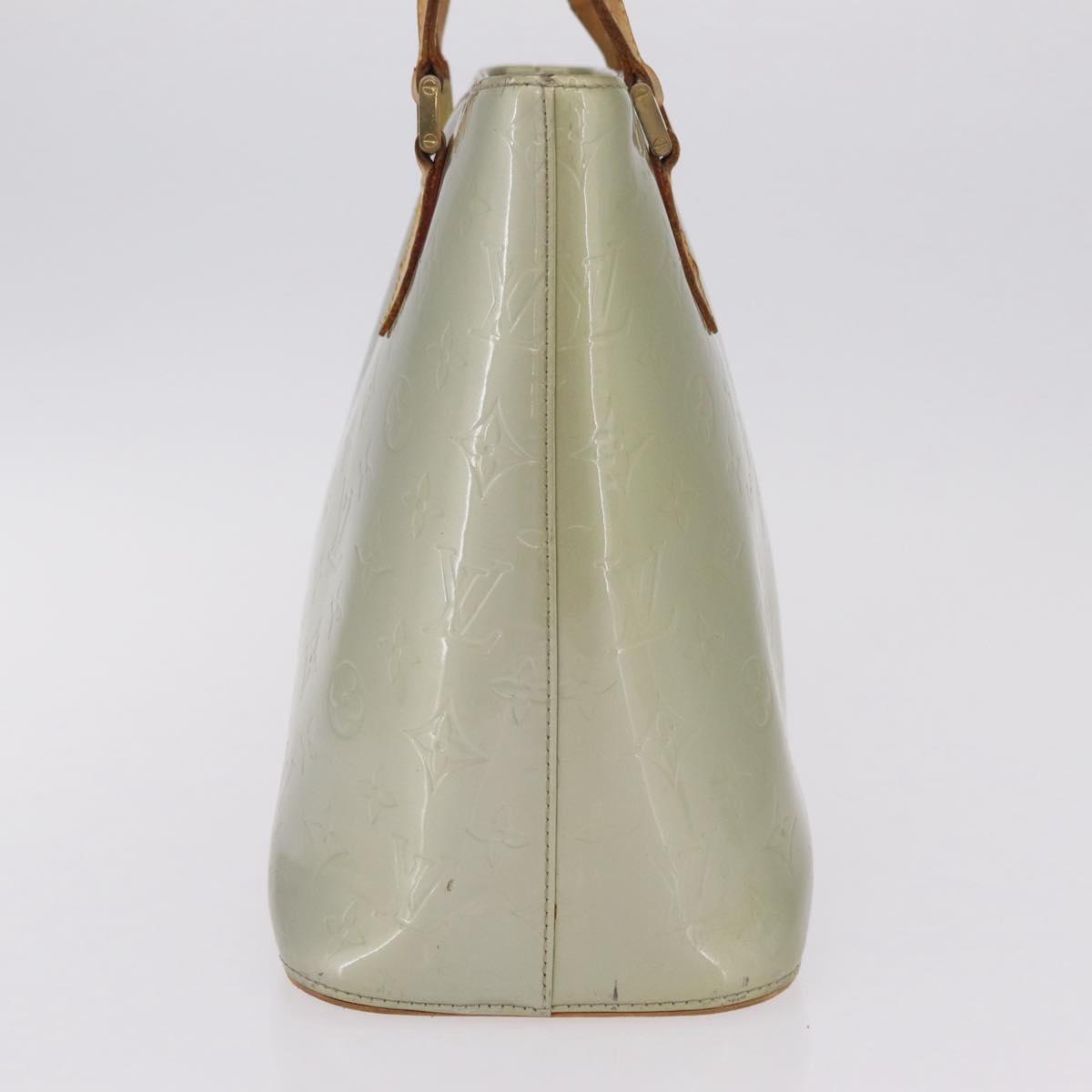 LOUIS VUITTON Monogram Vernis Houston Hand Bag Gris M91053 LV Auth 207572