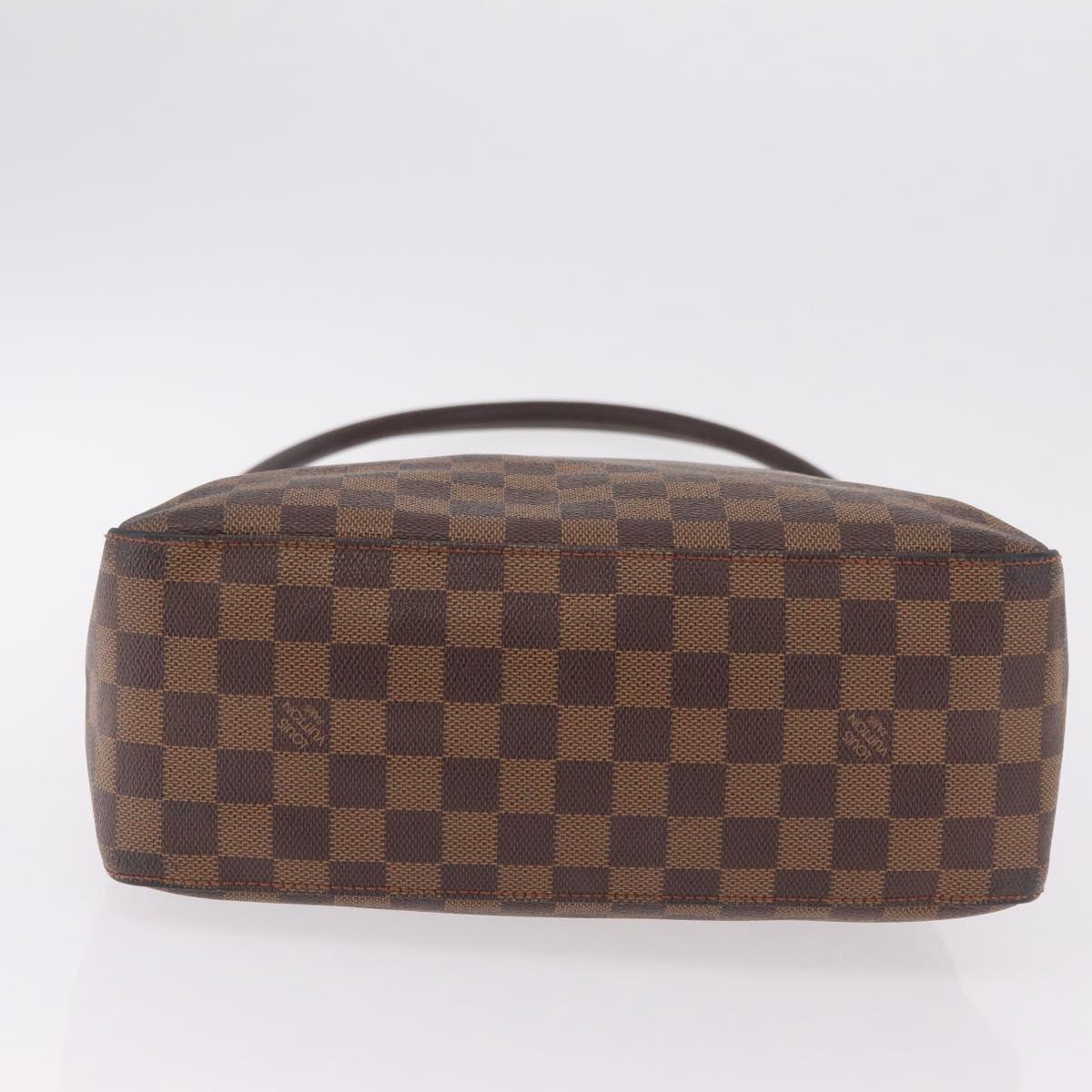 LOUIS VUITTON Damier Ebene Looping GM Shoulder Bag N51144 LV Auth 207583A