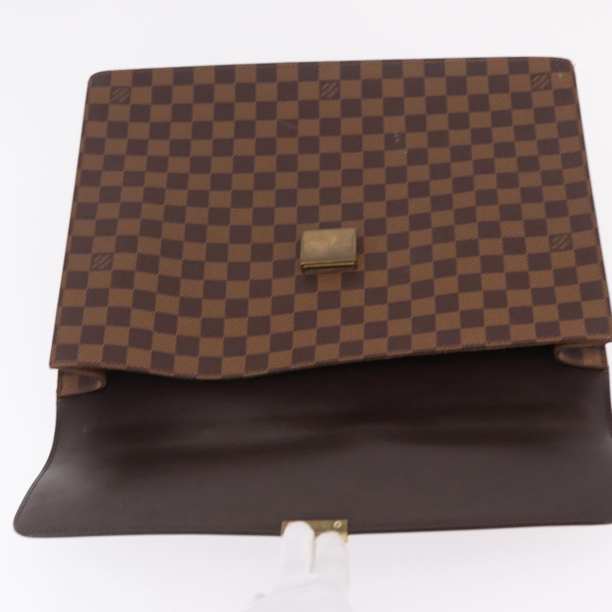 LOUIS VUITTON Damier Ebene Altona PM Briefcase N53315 LV Auth 207585