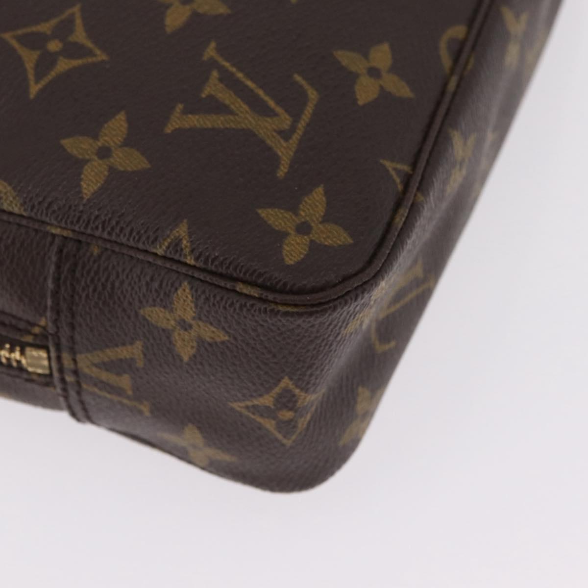 LOUIS VUITTON Monogram Trousse Toilette 23 Clutch Bag M47524 LV Auth 207590A