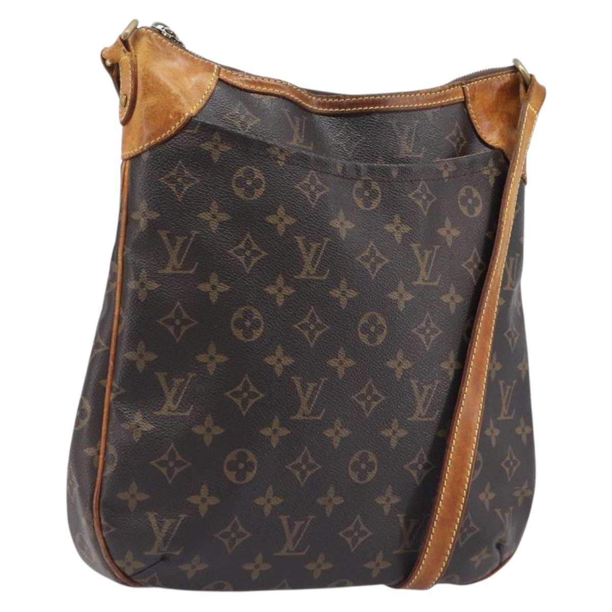 LOUIS VUITTON Monogram Odeon MM Shoulder Bag M56389 LV Auth 207592