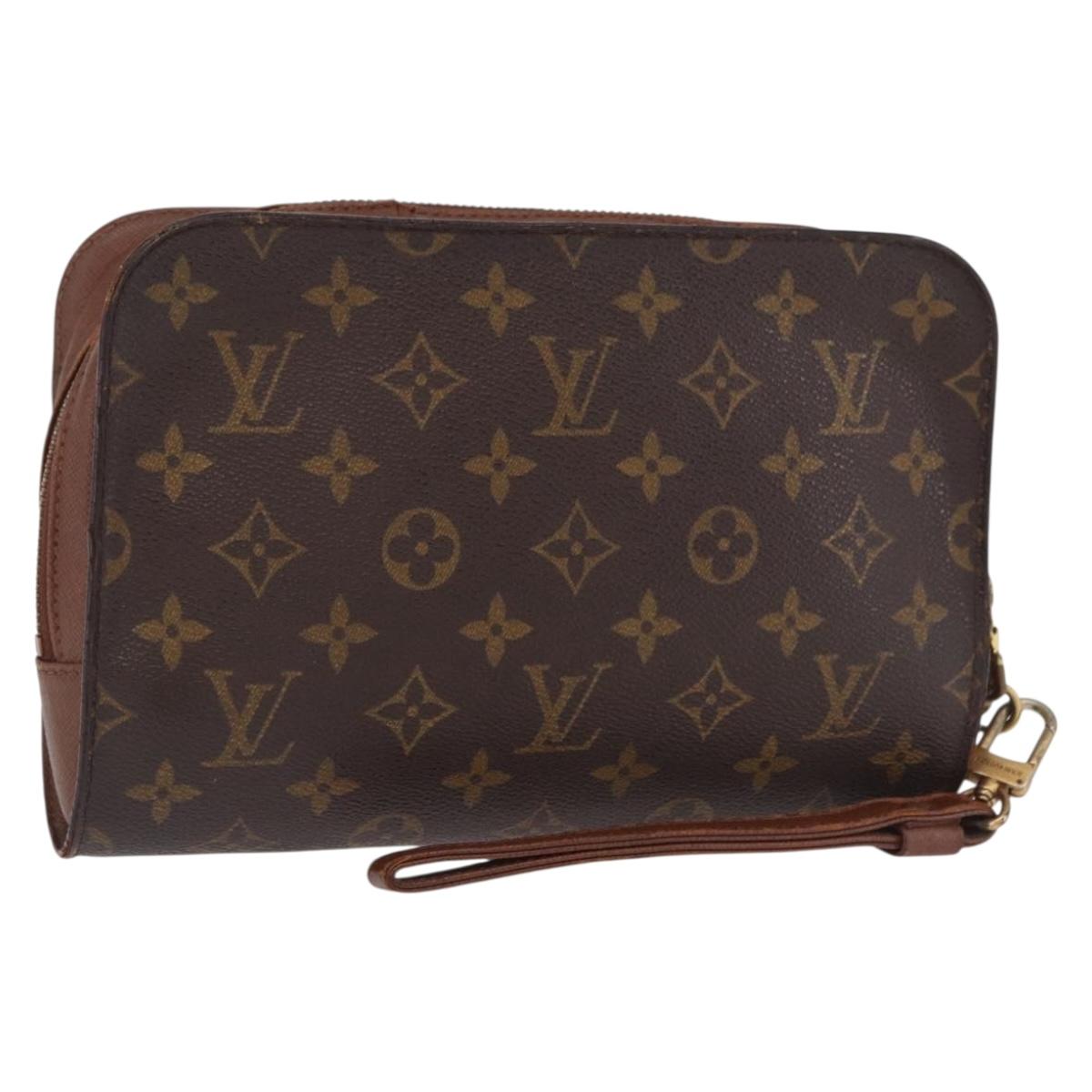 LOUIS VUITTON Monogram Orsay Clutch Bag M51790 LV Auth 207596