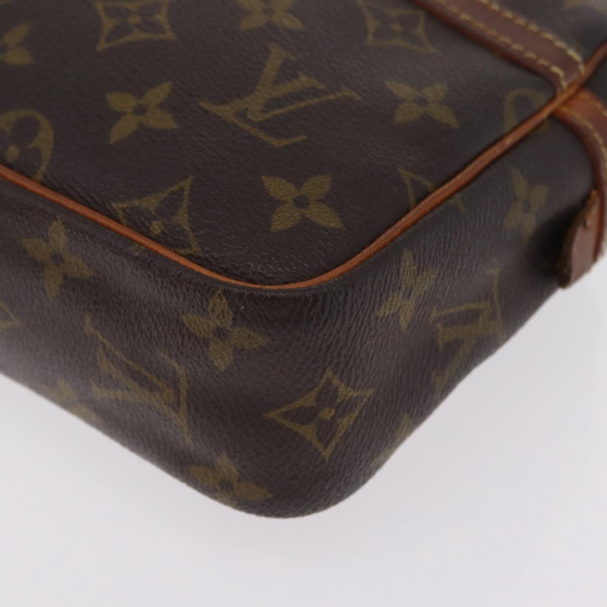 LOUIS VUITTON Monogram Compiegne 23 Clutch Bag M51847 LV Auth 207598