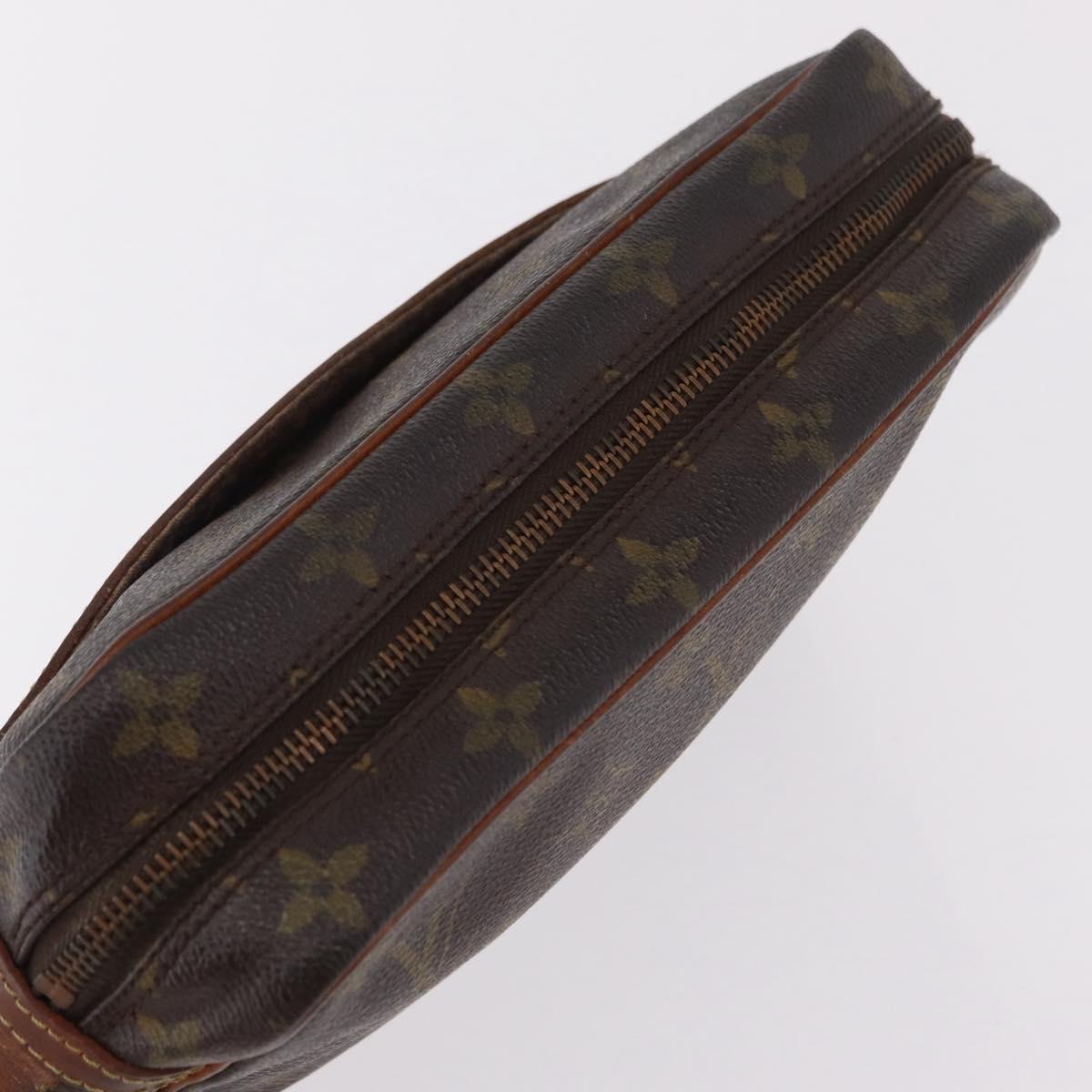 LOUIS VUITTON Monogram Compiegne 23 Clutch Bag M51847 LV Auth 207598