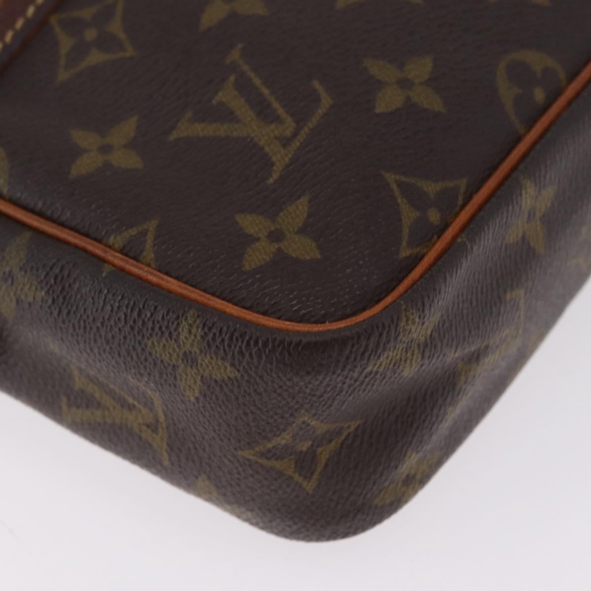 LOUIS VUITTON Monogram Compiegne 23 Clutch Bag M51847 LV Auth 207598