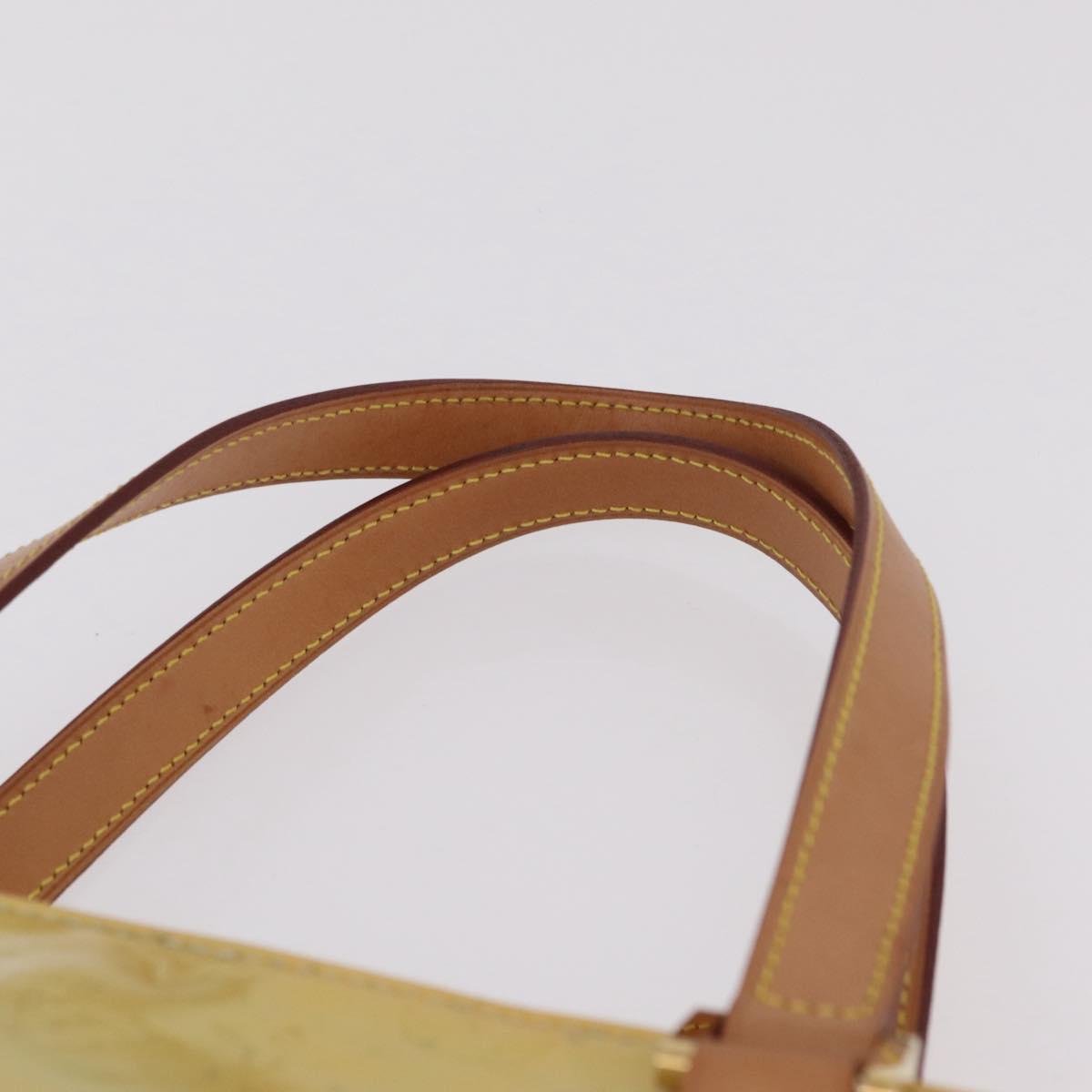 LOUIS VUITTON Monogram Vernis Houston Hand Bag Gris M91053 LV Auth 207601
