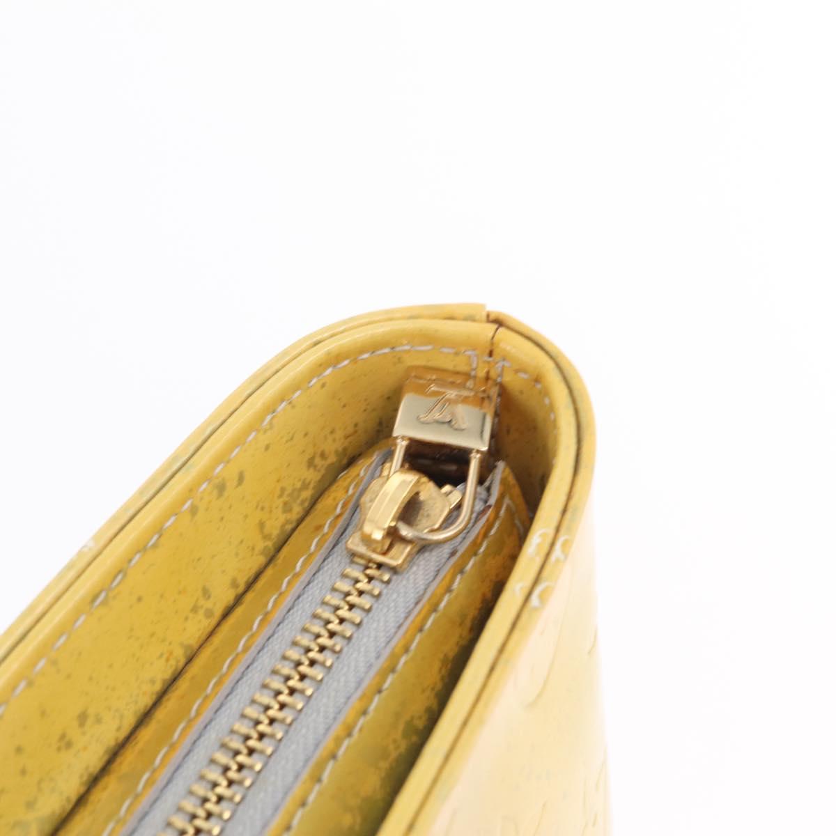 LOUIS VUITTON Monogram Vernis Houston Hand Bag Gris M91053 LV Auth 207601