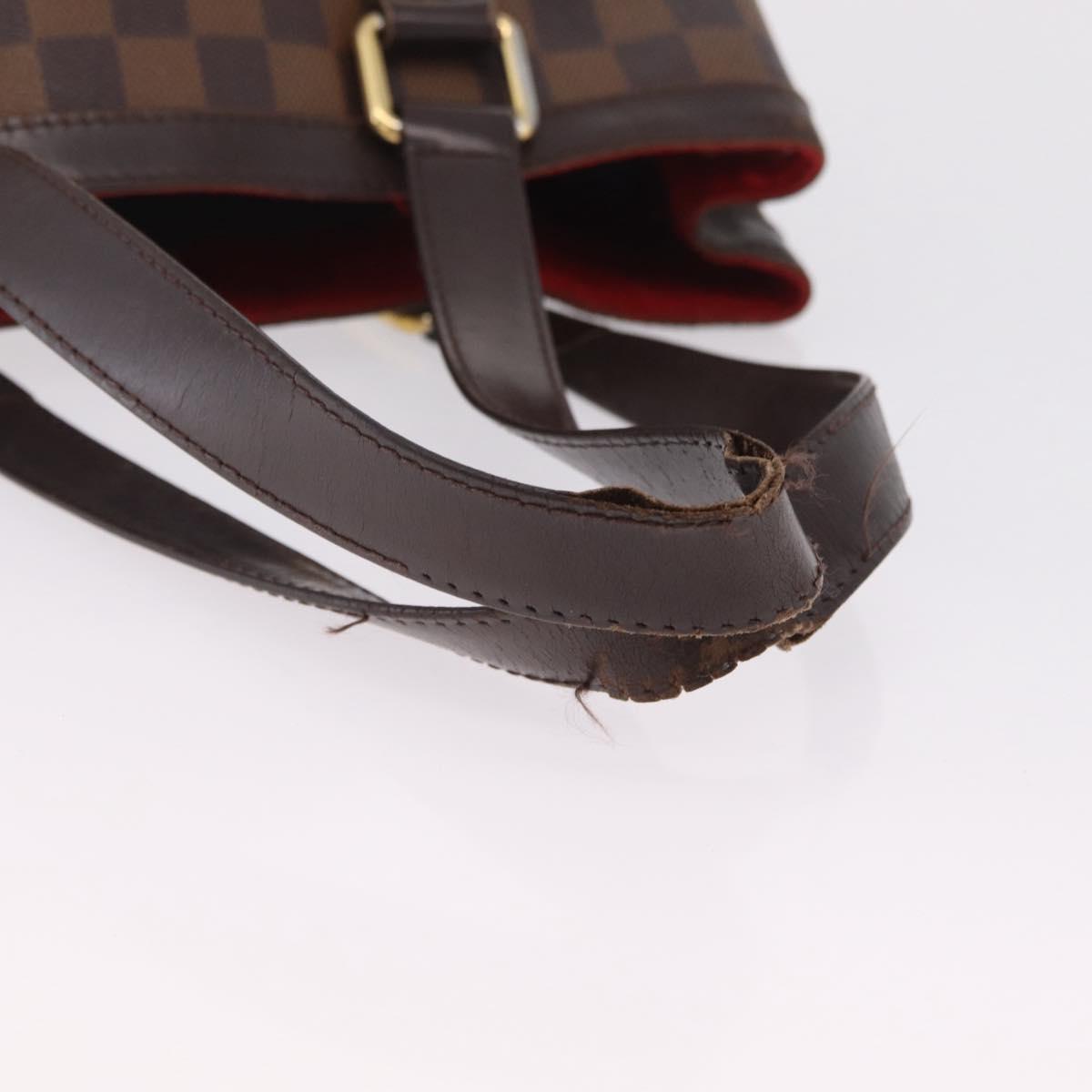 LOUIS VUITTON Damier Ebene Hampstead PM Tote Bag N51205 LV Auth 207603