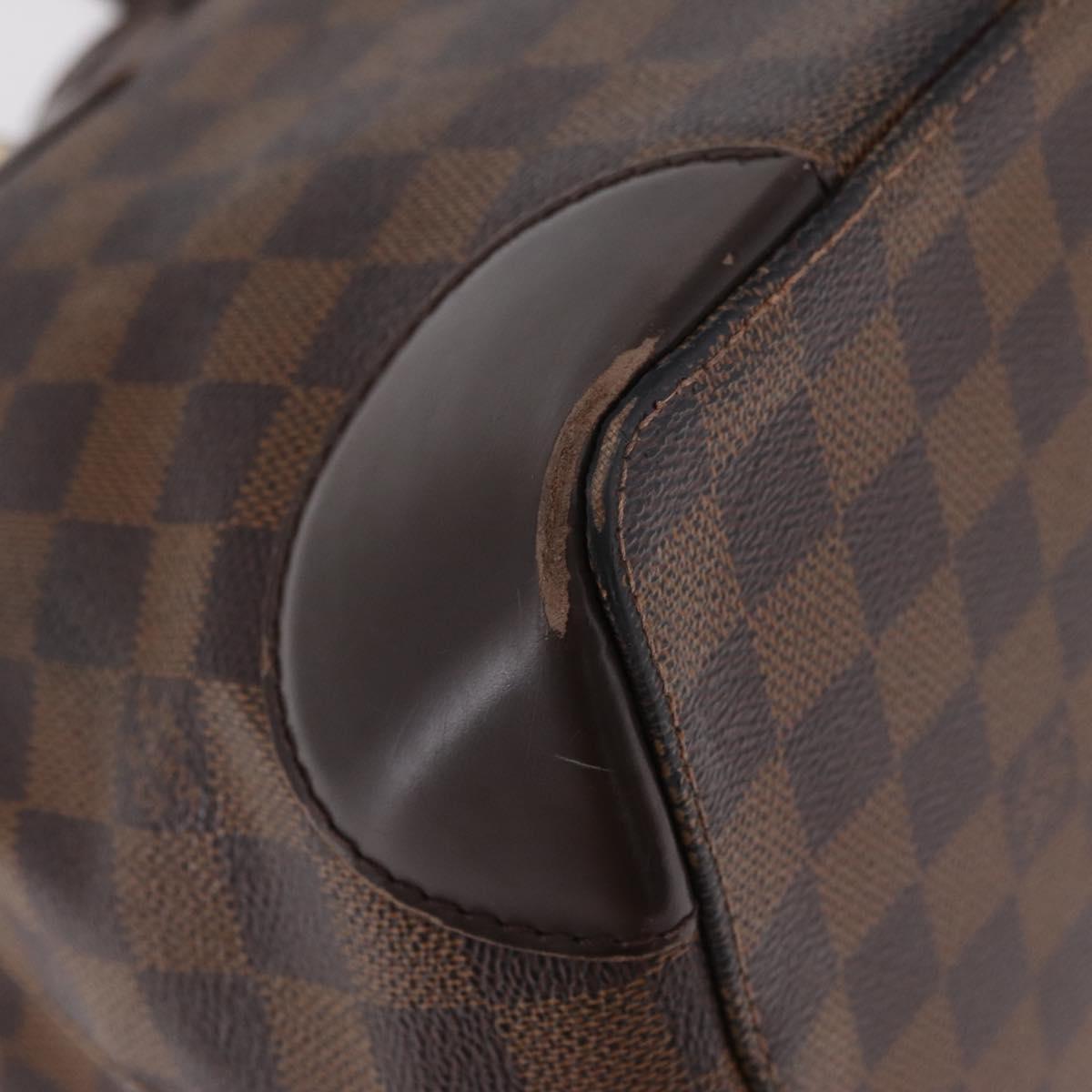 LOUIS VUITTON Damier Ebene Hampstead PM Tote Bag N51205 LV Auth 207603