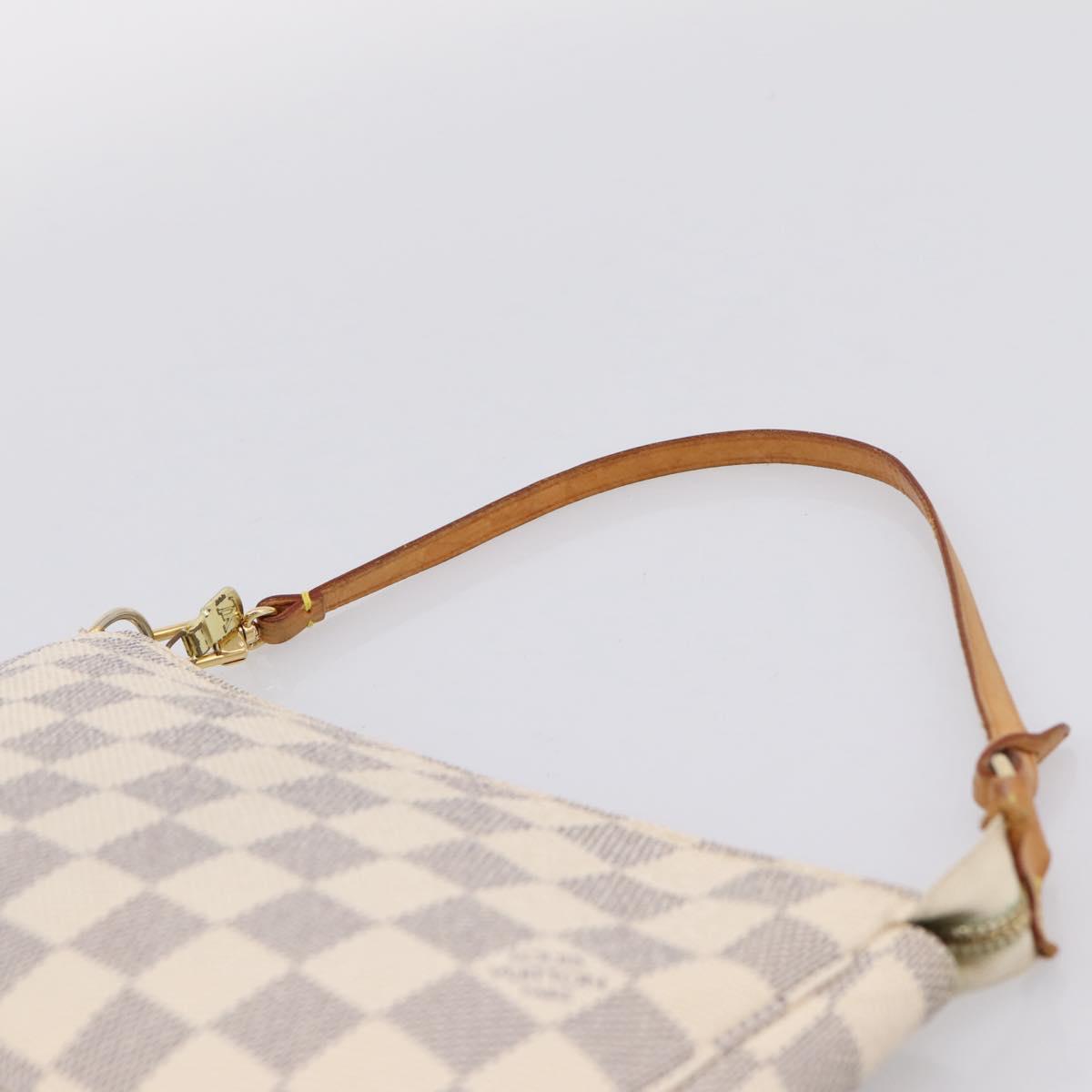 LOUIS VUITTON Damier Azur Pochette Accessoires Pouch N41207 LV Auth 207629