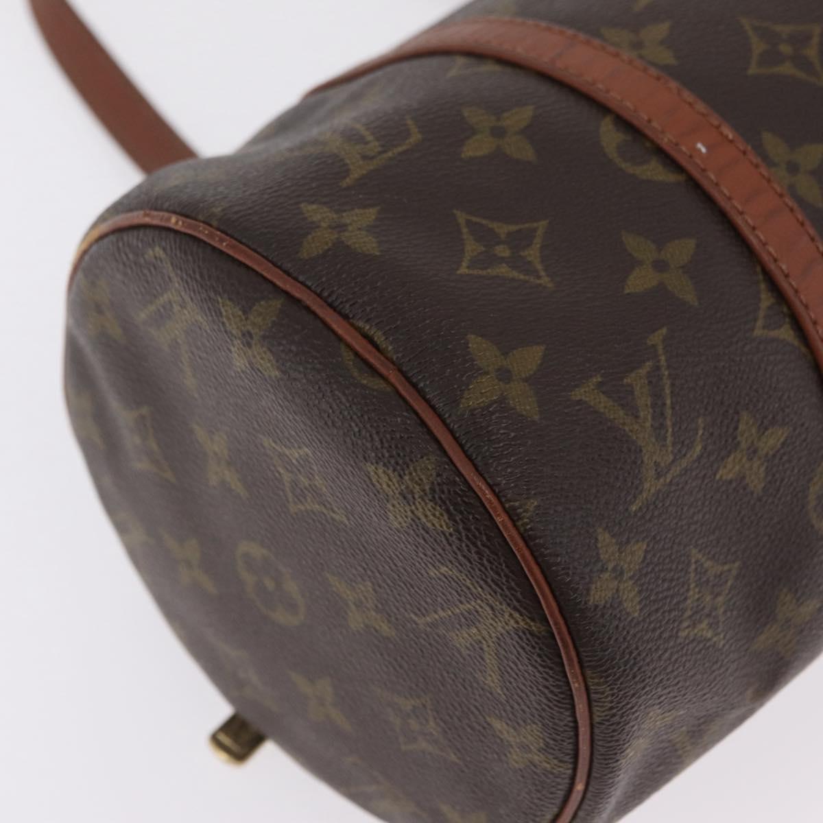 LOUIS VUITTON Monogram Papillon 30 Hand Bag M51365 LV Auth 207630