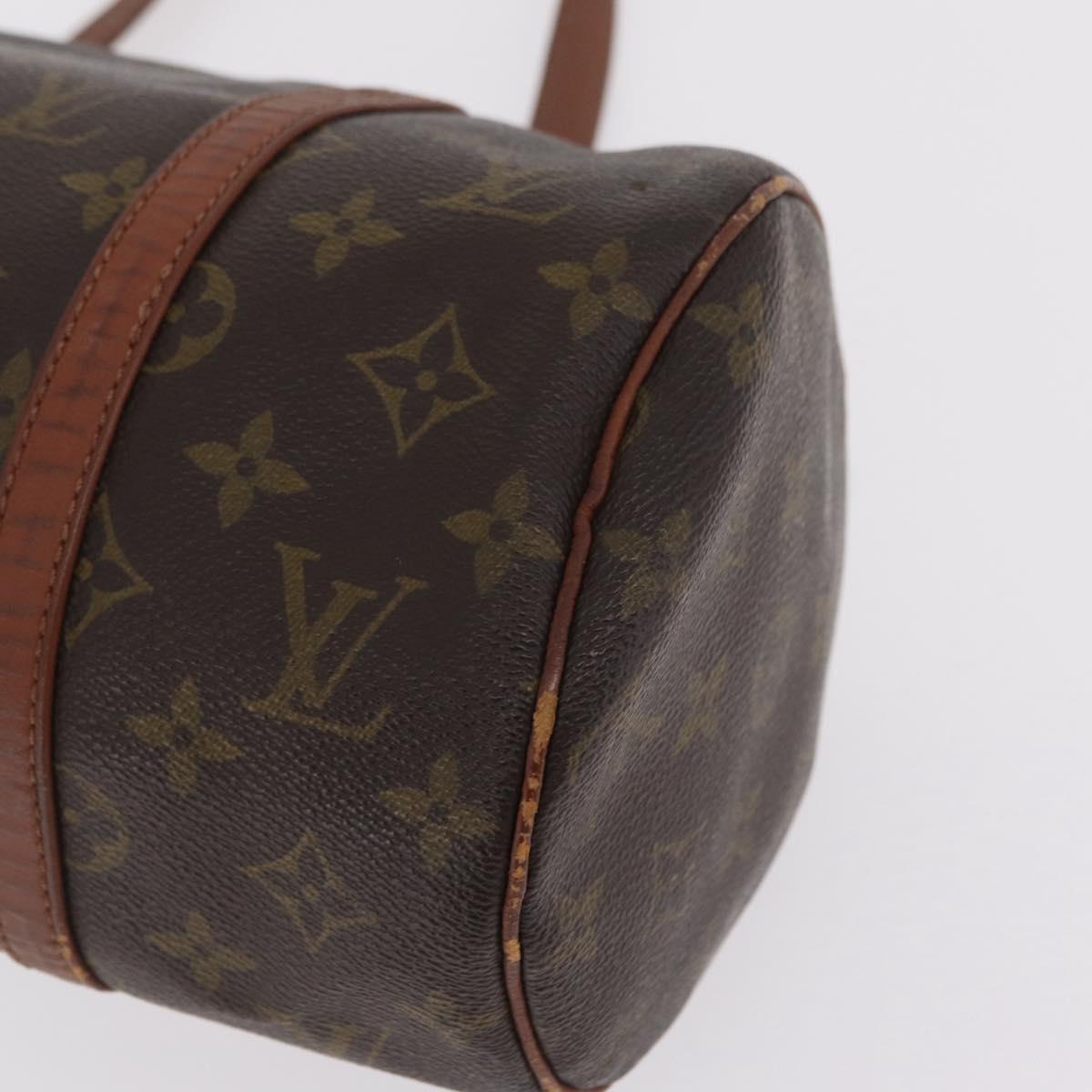 LOUIS VUITTON Monogram Papillon 30 Hand Bag M51365 LV Auth 207630