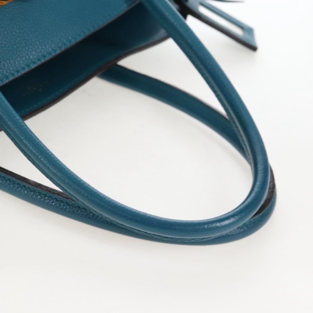 LOUIS VUITTON Mira MM Hand Bag Leather Blue M55023 LV Auth 207637M