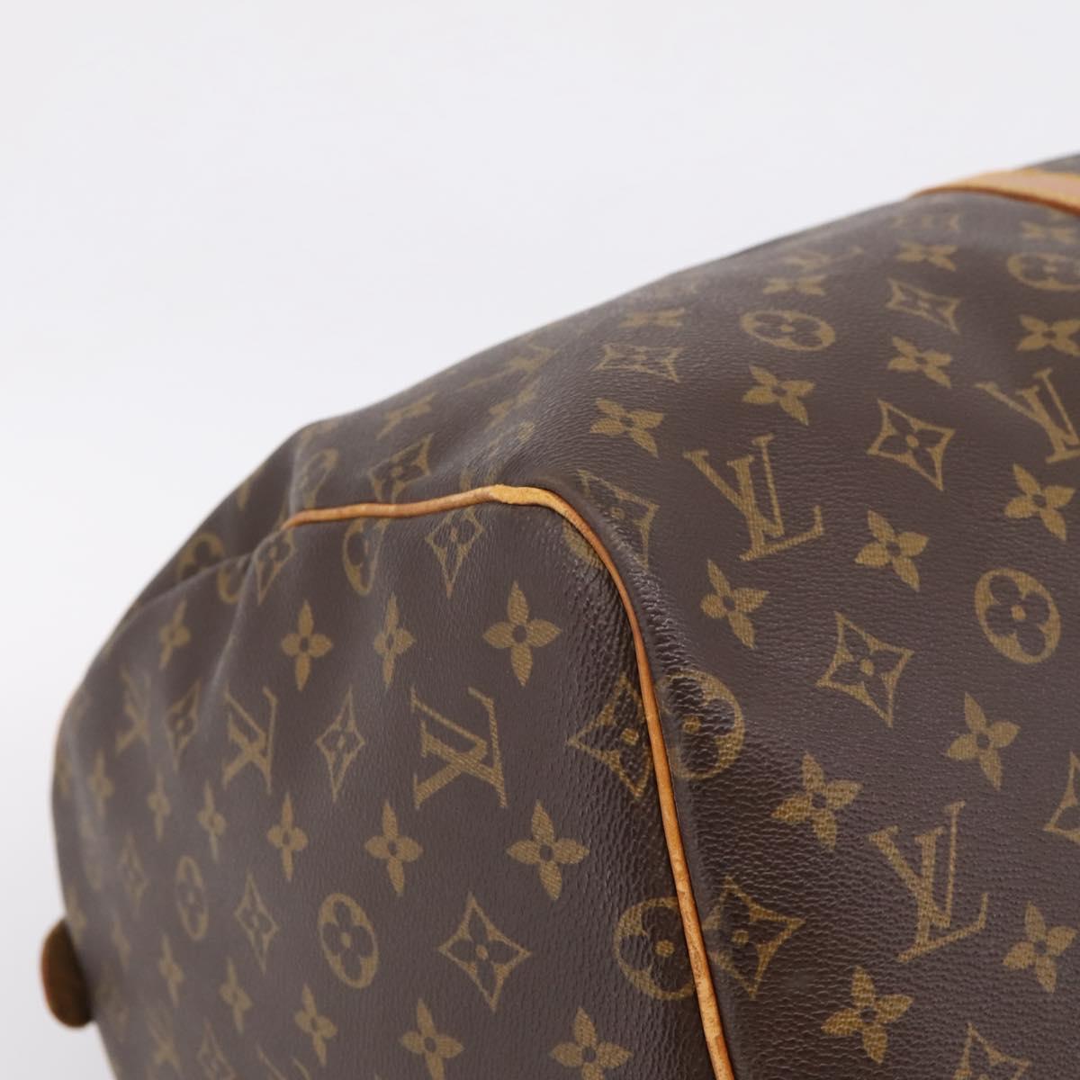 LOUIS VUITTON Monogram Keepall 55 Boston Bag M41424 LV Auth 207640