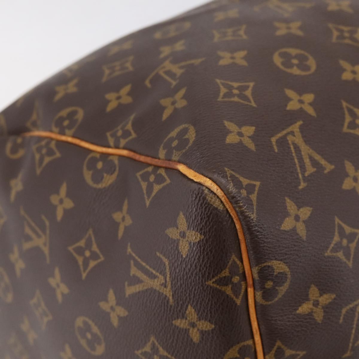 LOUIS VUITTON Monogram Keepall 55 Boston Bag M41424 LV Auth 207640