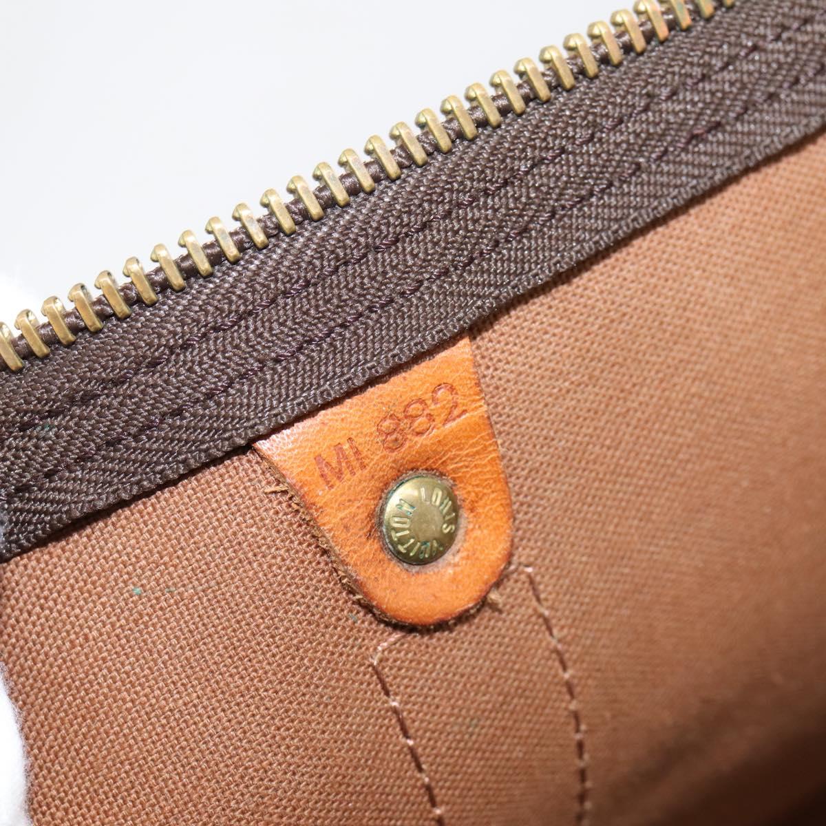 LOUIS VUITTON Monogram Keepall 55 Boston Bag M41424 LV Auth 207640
