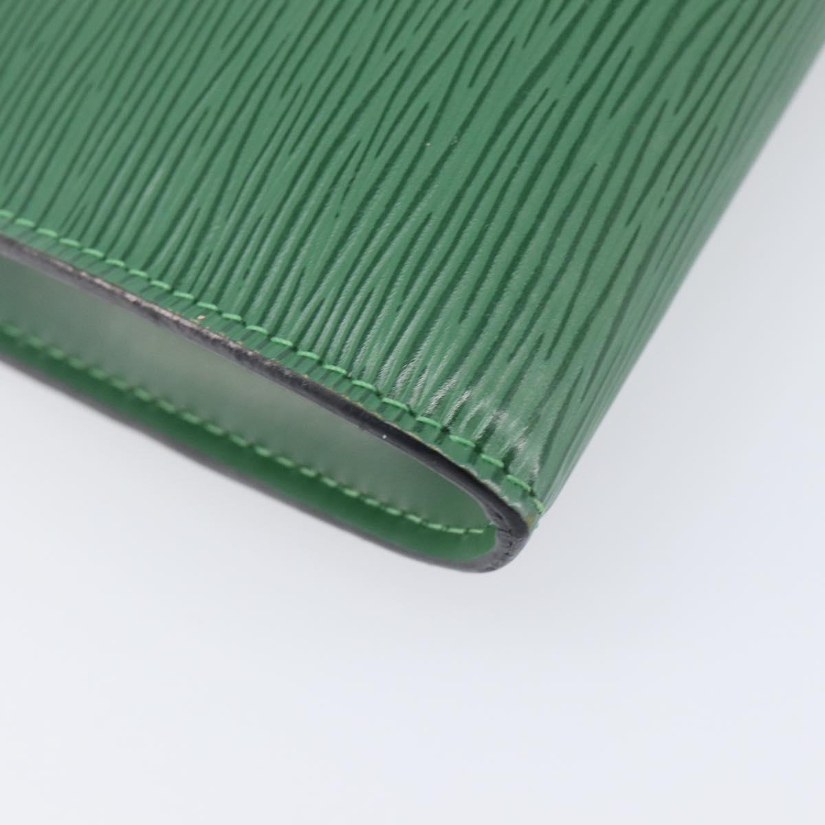 LOUIS VUITTON Epi Pochette Accessoires Pouch Green M52984 LV Auth 207642A