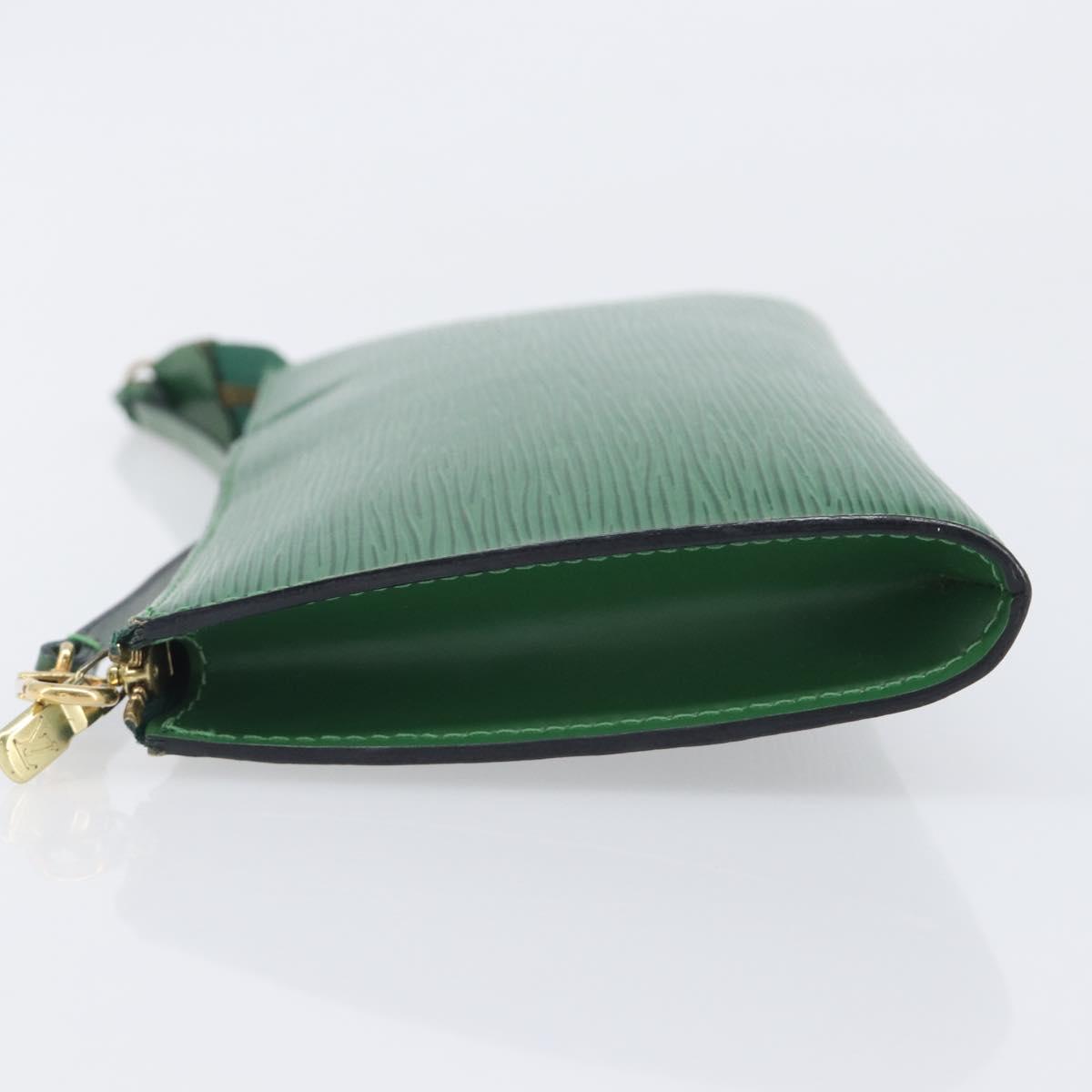 LOUIS VUITTON Epi Pochette Accessoires Pouch Green M52984 LV Auth 207642A