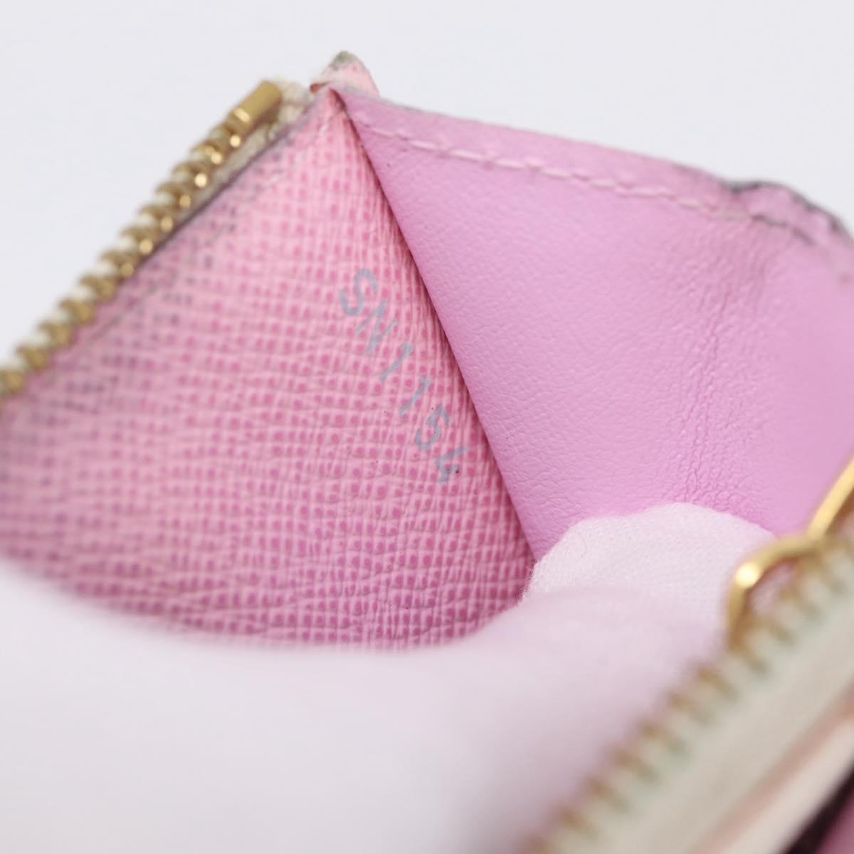 LOUIS VUITTON Multicolor Pochette ClesNM Coin Purse M93734 LV Auth 207645