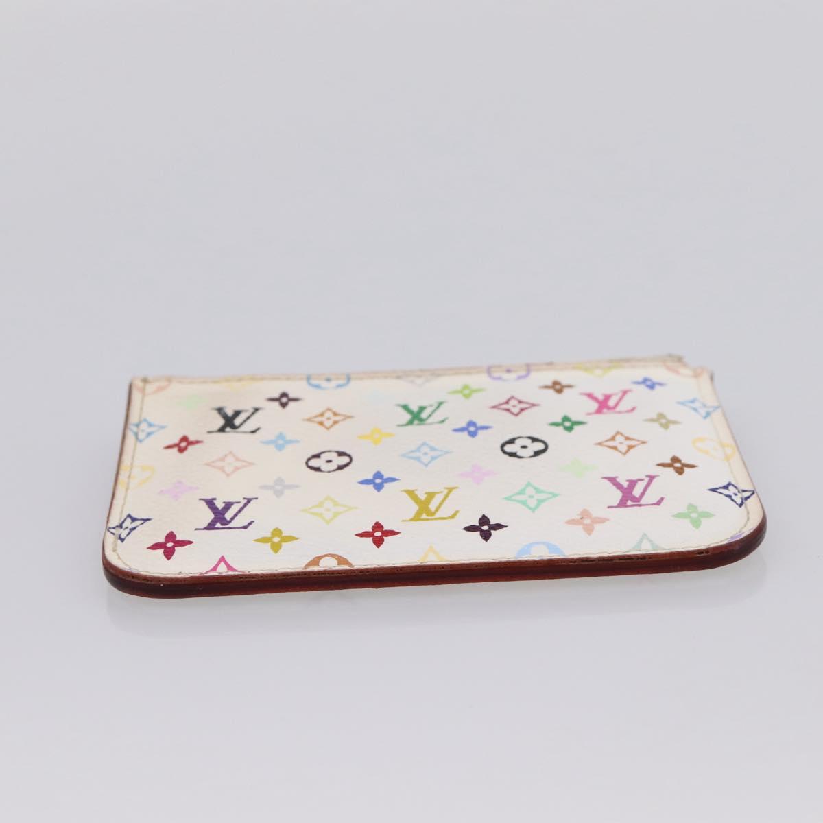 LOUIS VUITTON Multicolor Pochette ClesNM Coin Purse M93734 LV Auth 207645