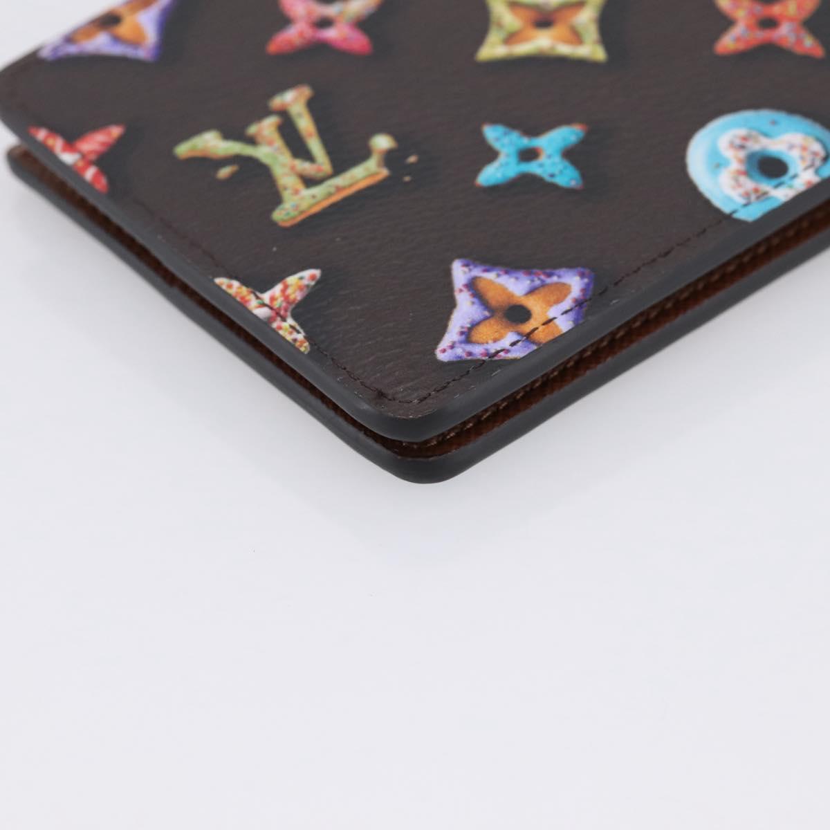 LOUIS VUITTON Donuts Portefeuille Slender Wallet M28283 LV Auth 207646SAM