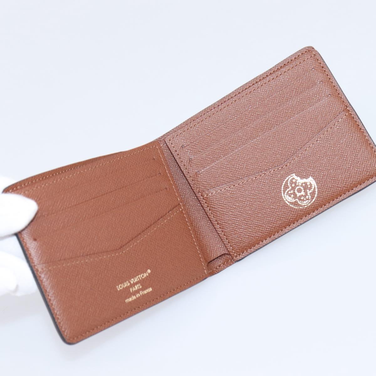 LOUIS VUITTON Donuts Portefeuille Slender Wallet M28283 LV Auth 207646SAM