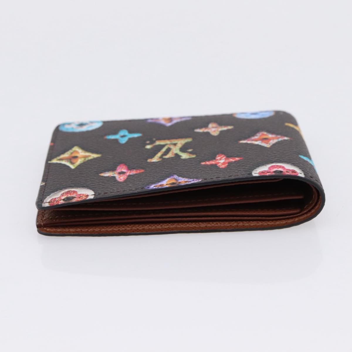 LOUIS VUITTON Donuts Portefeuille Slender Wallet M28283 LV Auth 207646SAM