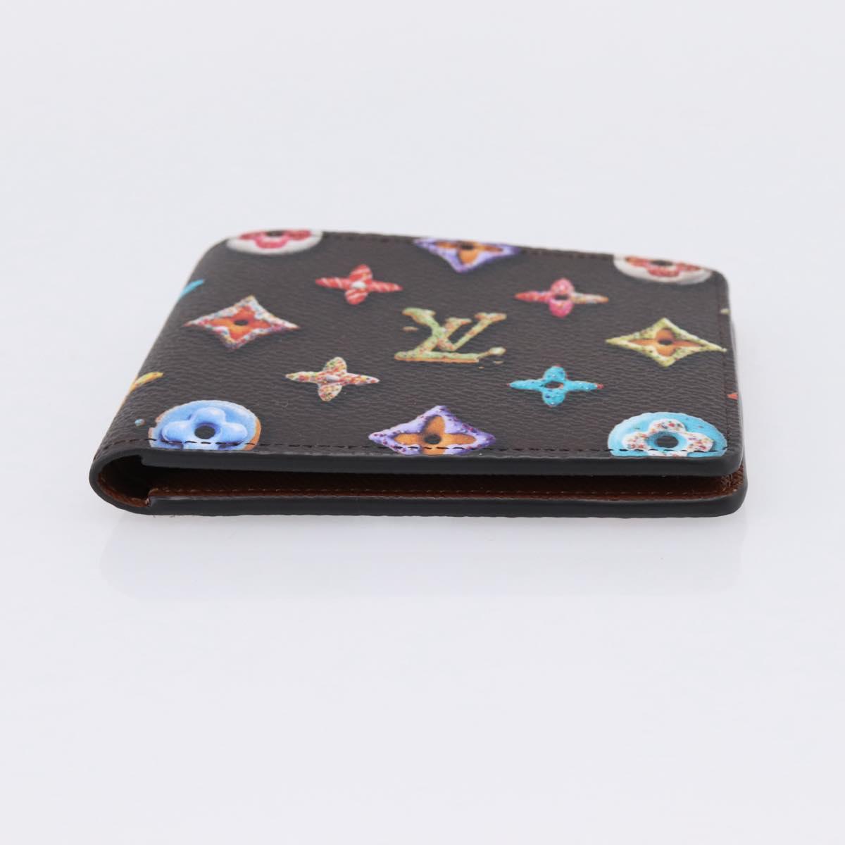 LOUIS VUITTON Donuts Portefeuille Slender Wallet M28283 LV Auth 207646SAM