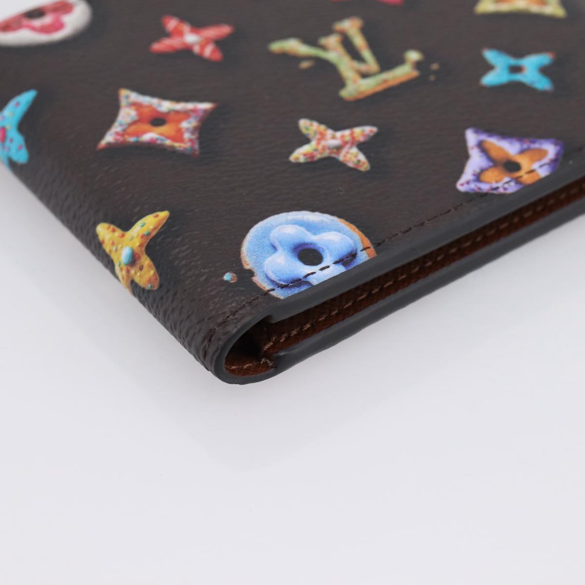 LOUIS VUITTON Donuts Portefeuille Slender Wallet M28283 LV Auth 207646SAM