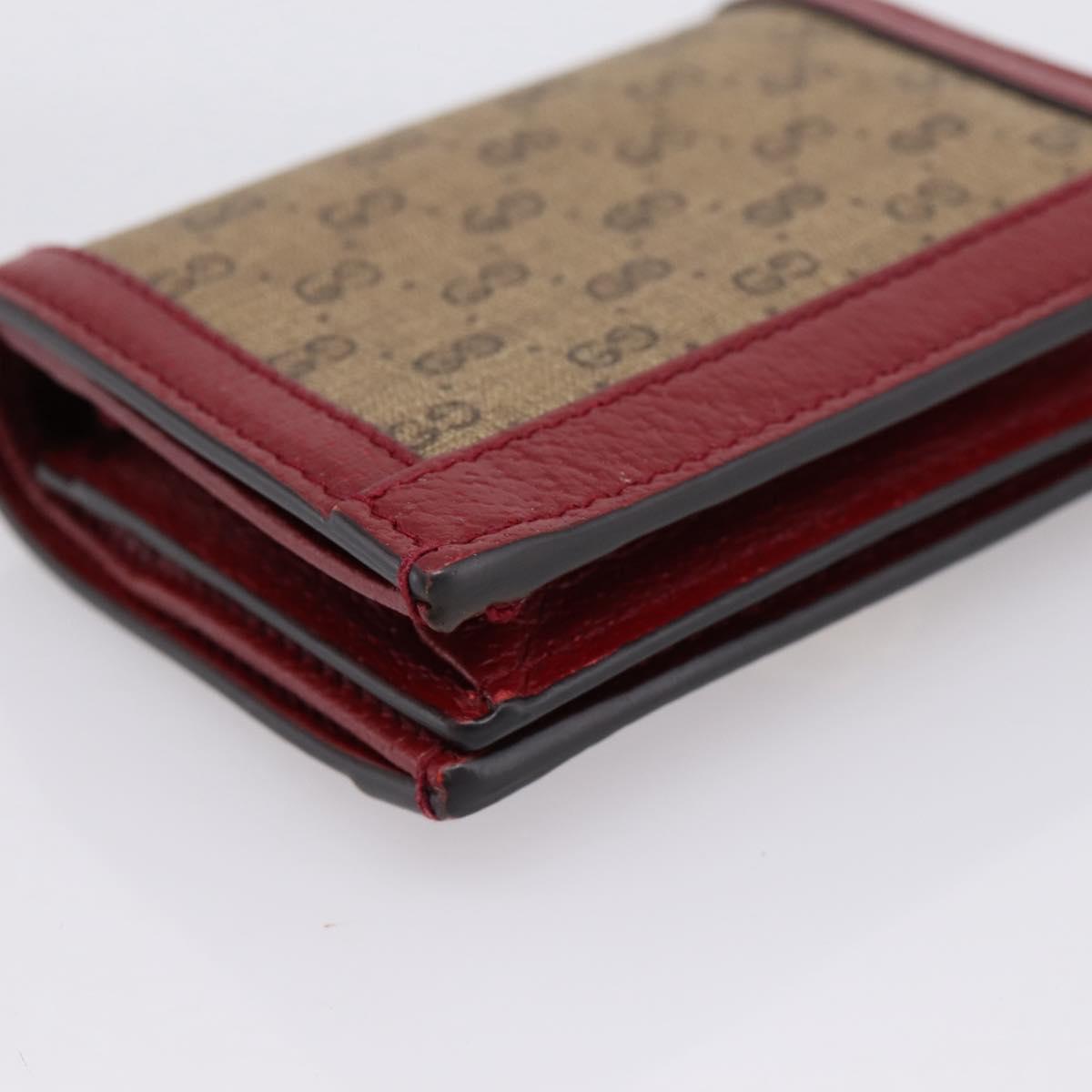 GUCCI Micro GG Supreme Doraemon Compact Wallet PVC Beige 647788 Auth 207649M