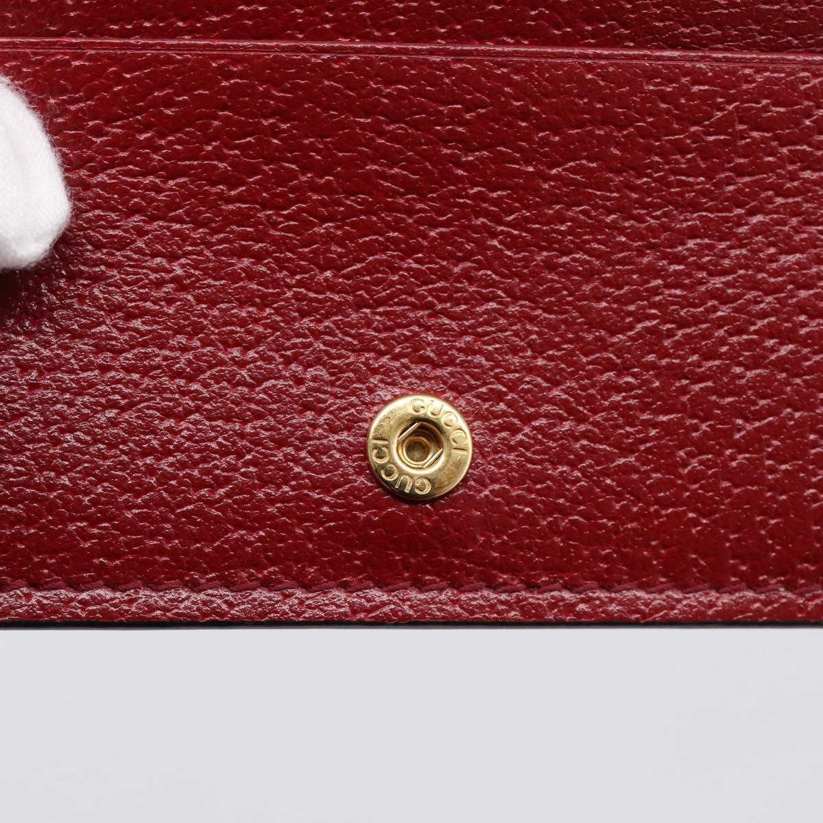 GUCCI Micro GG Supreme Doraemon Compact Wallet PVC Beige 647788 Auth 207649M