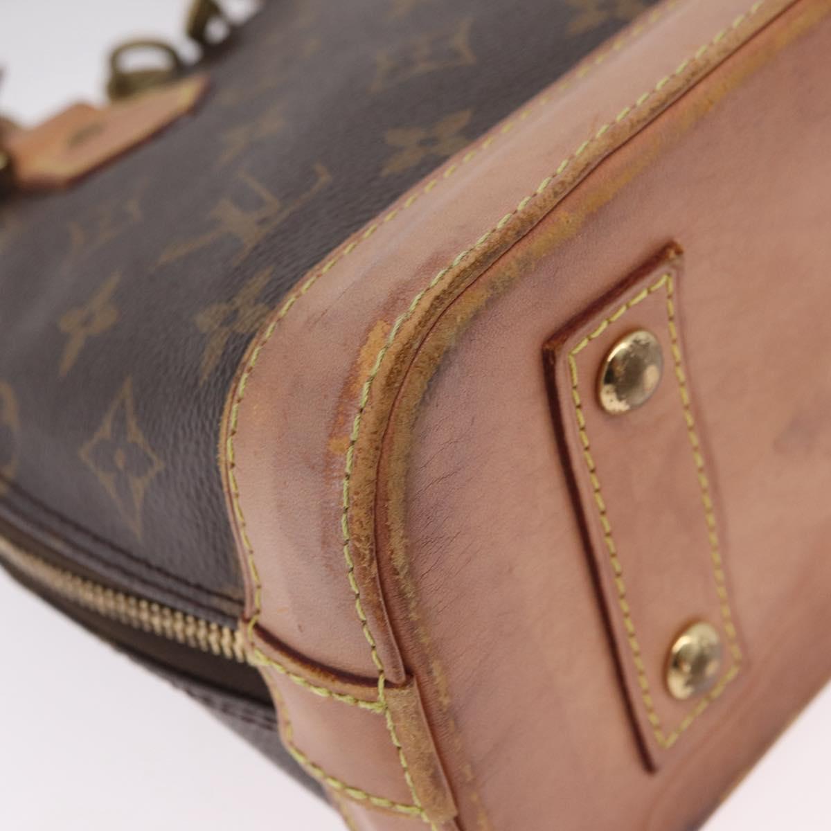 LOUIS VUITTON Monogram Alma BB Hand Bag M53152 LV Auth 207653