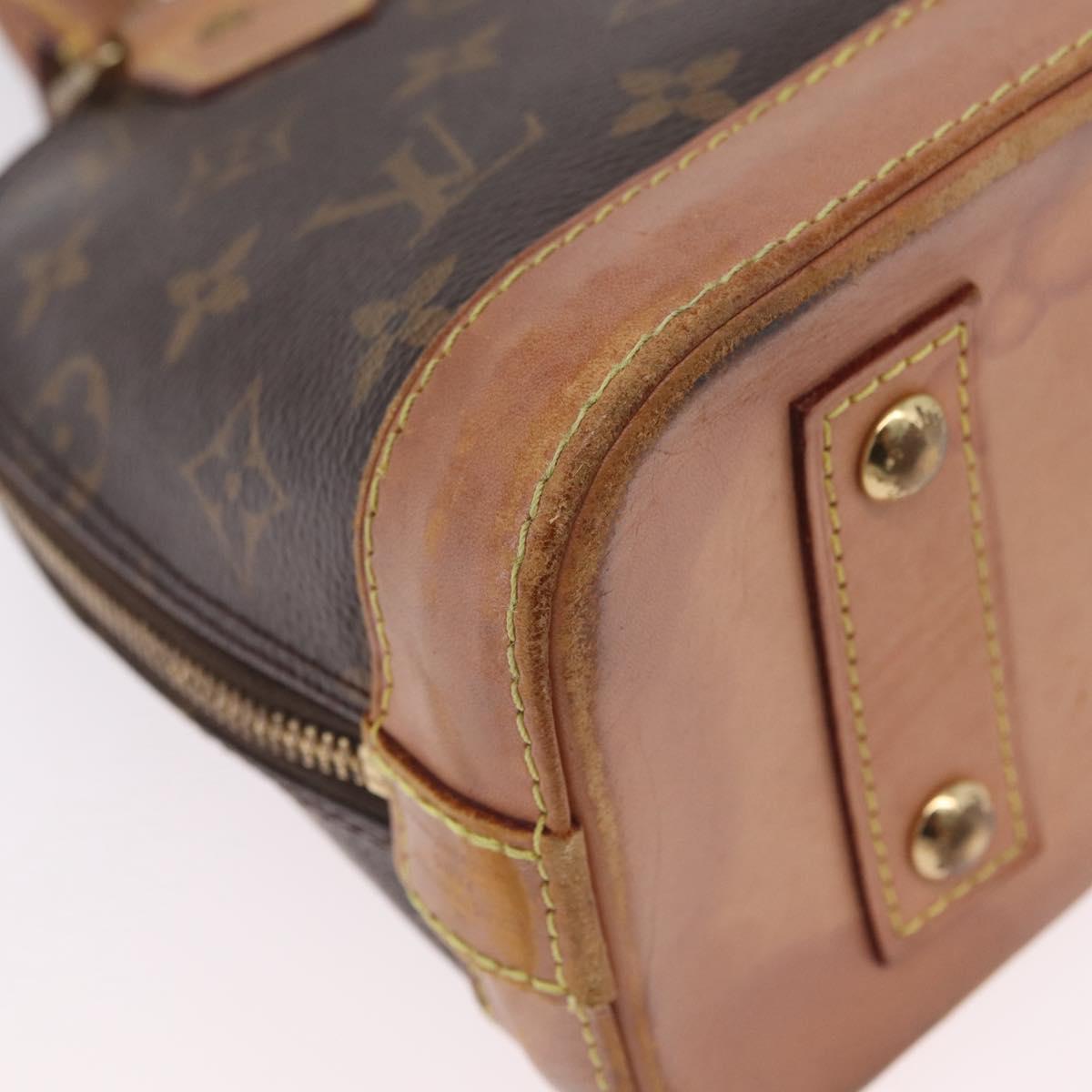 LOUIS VUITTON Monogram Alma BB Hand Bag M53152 LV Auth 207653