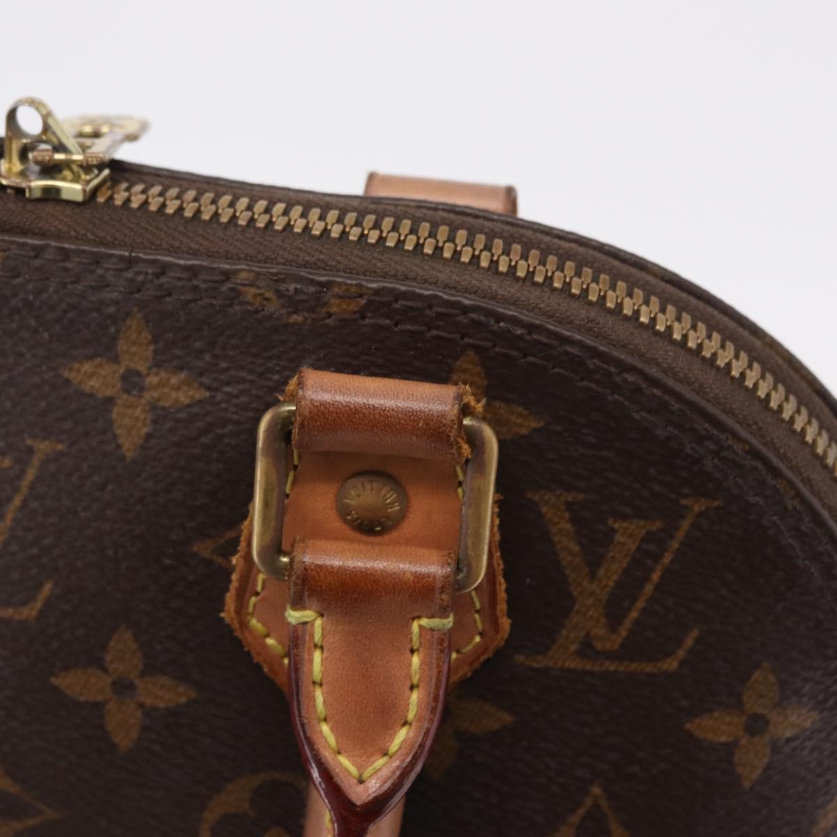 LOUIS VUITTON Monogram Alma BB Hand Bag M53152 LV Auth 207653