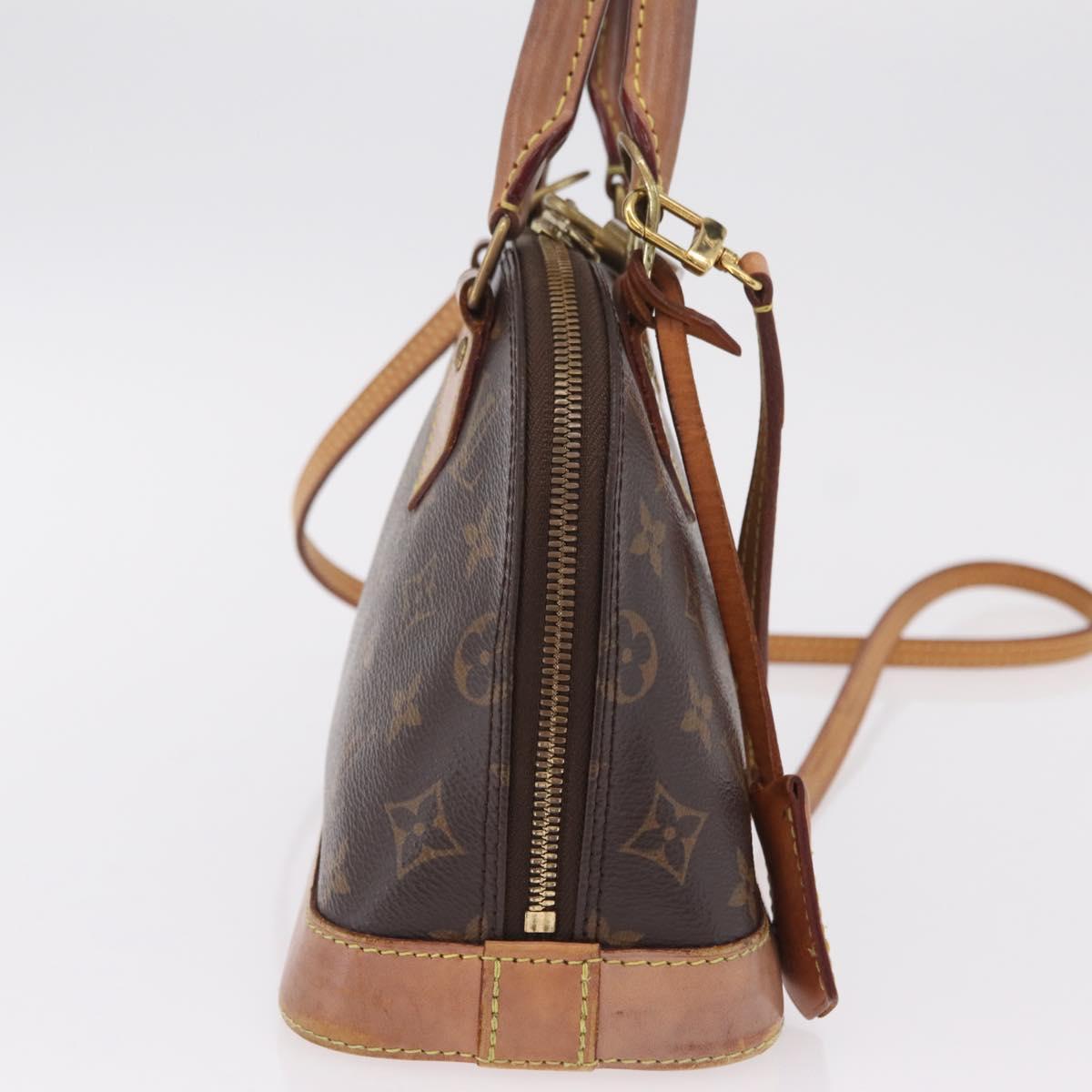 LOUIS VUITTON Monogram Alma BB Hand Bag M53152 LV Auth 207653
