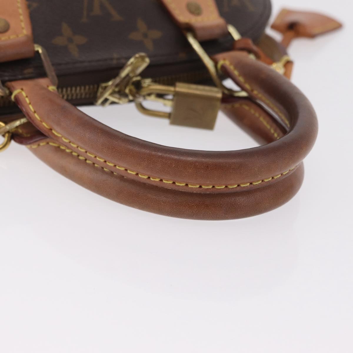 LOUIS VUITTON Monogram Alma BB Hand Bag M53152 LV Auth 207653